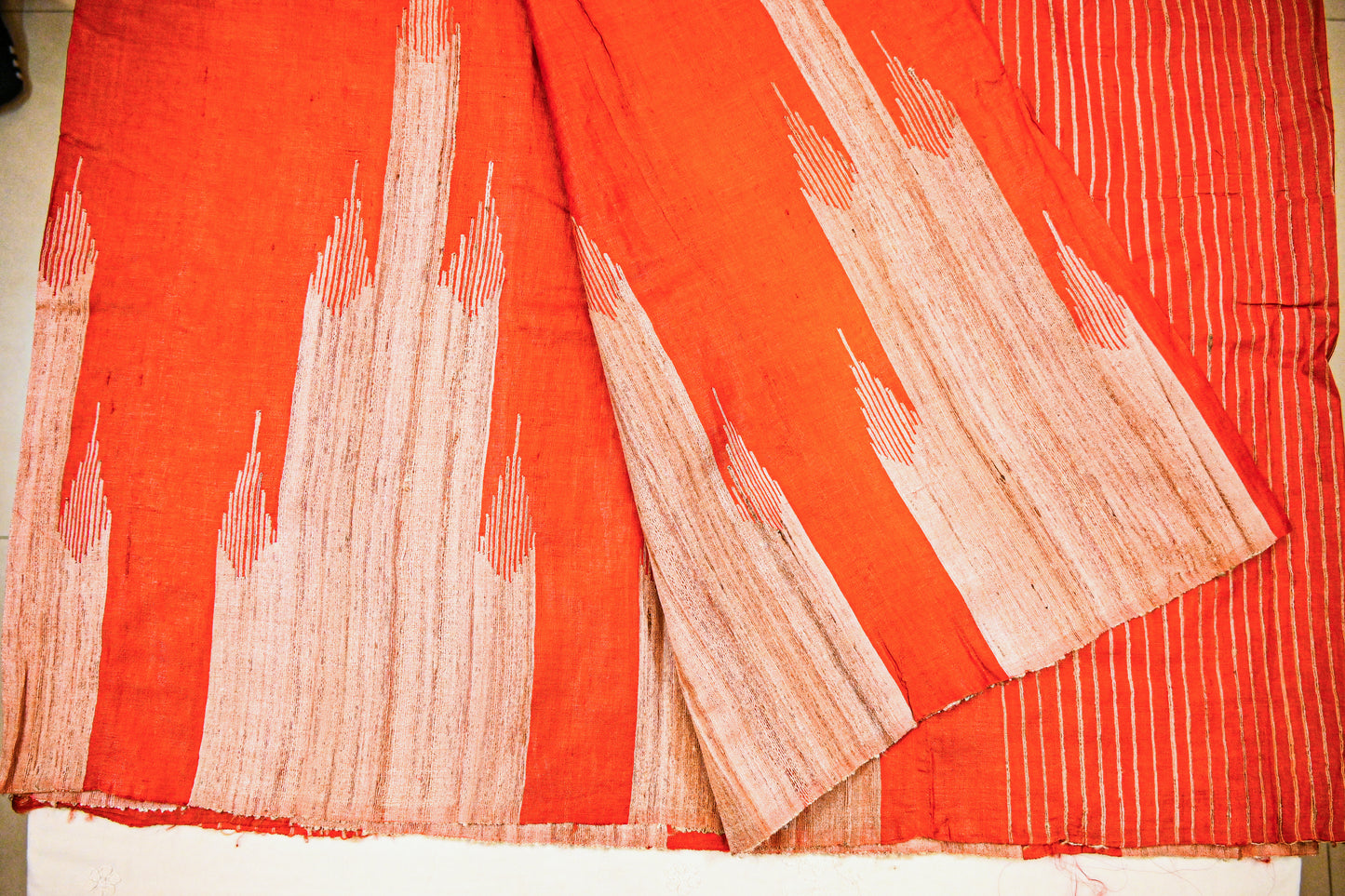 Pure Tussar Ghicha Silk with Silk Mark Saree