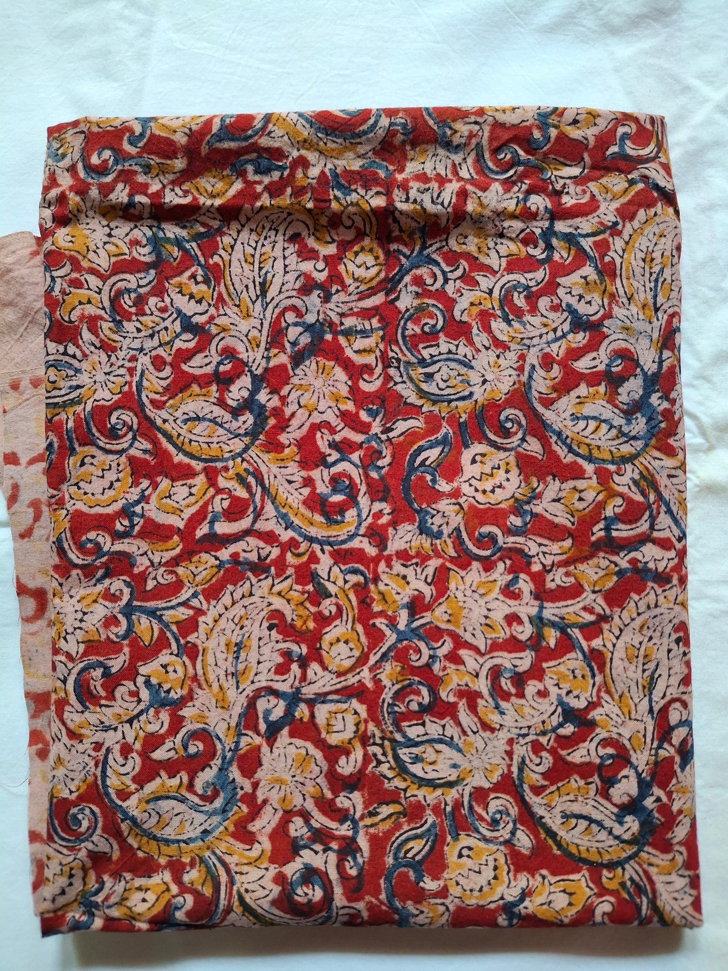 Pure Ajrak handblock print fabric rate/Meter