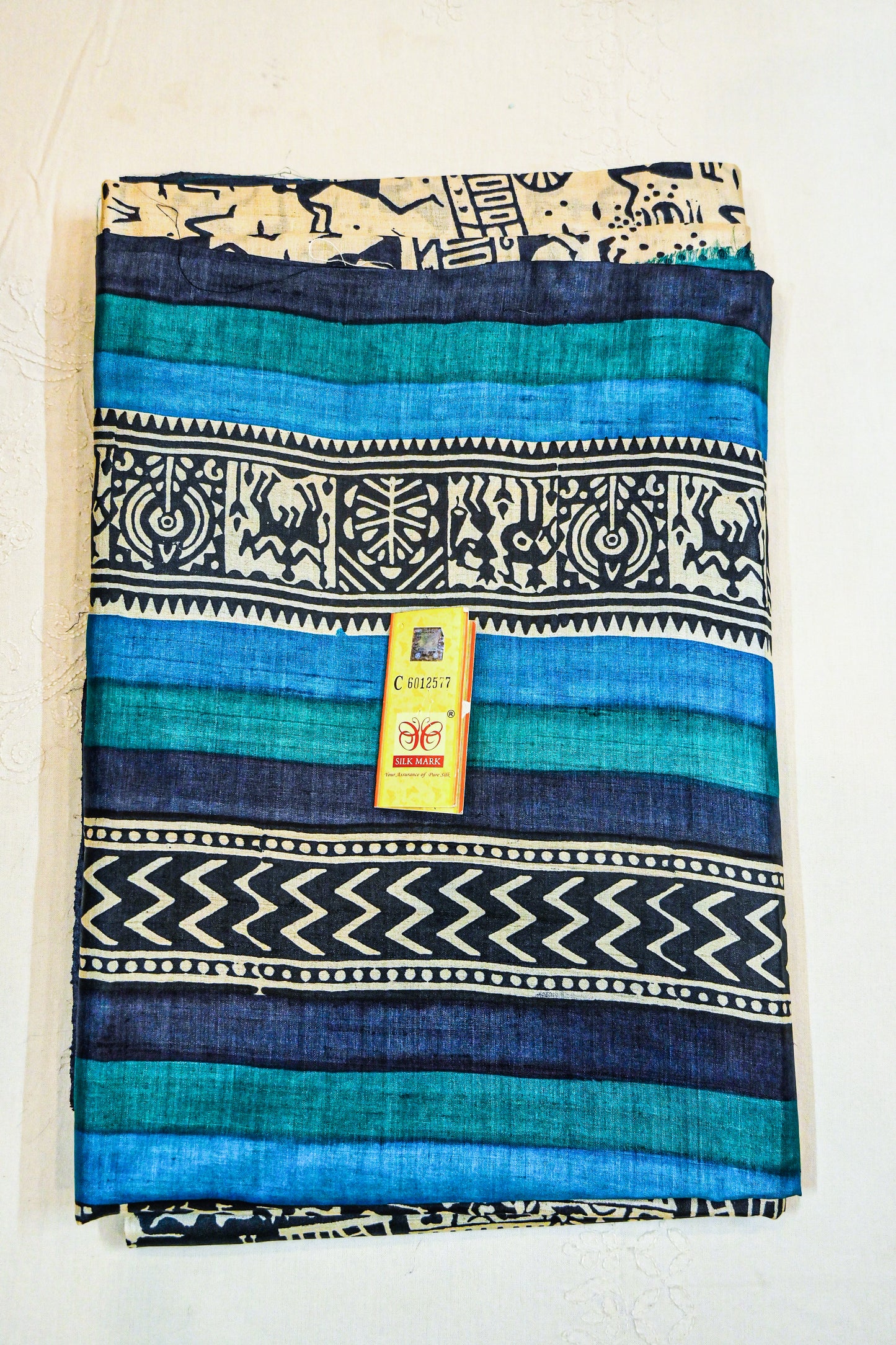 Pure Tussar Raw Silk with Silk Mark Saree