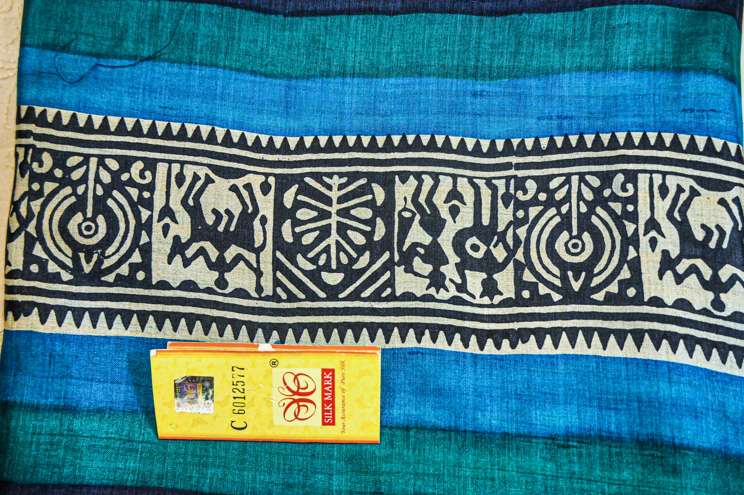 Pure Tussar Raw Silk with Silk Mark Saree