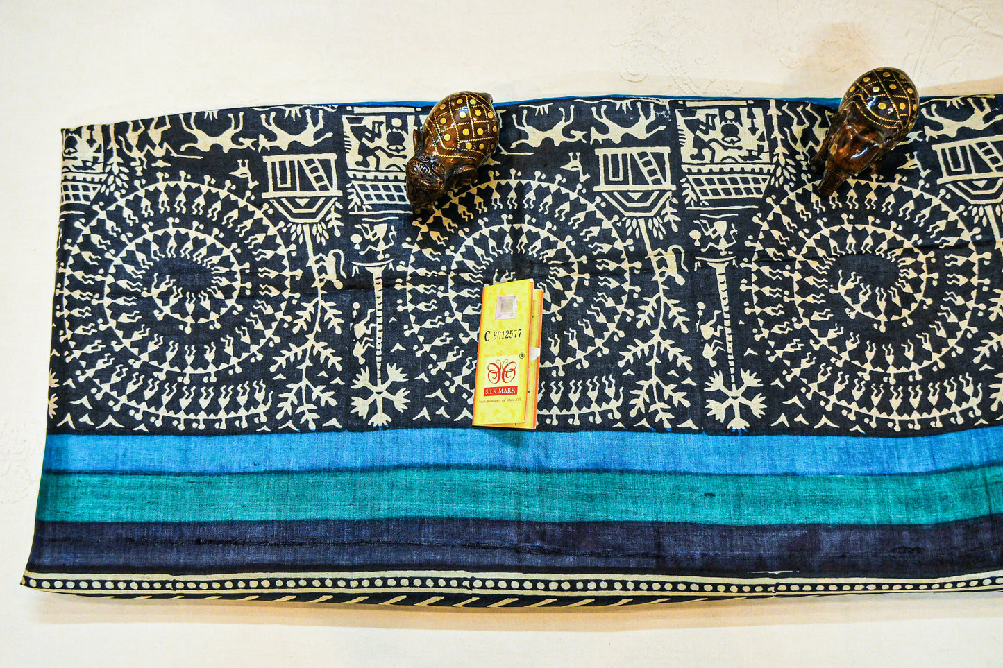 Pure Tussar Raw Silk with Silk Mark Saree