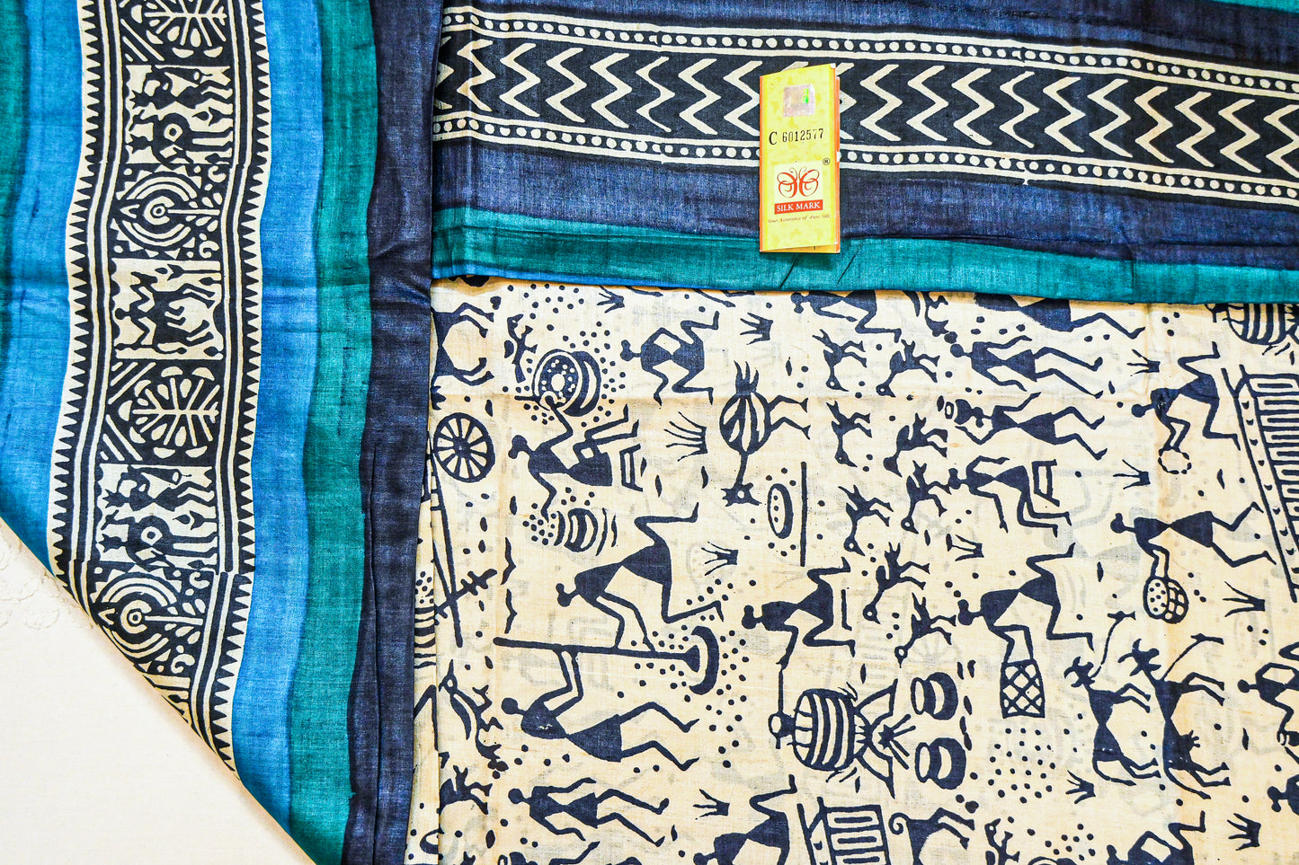 Pure Tussar Raw Silk with Silk Mark Saree