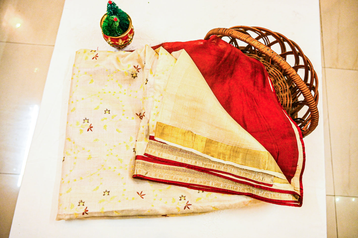 Pure Tussar Silk with Silk Mark Saree