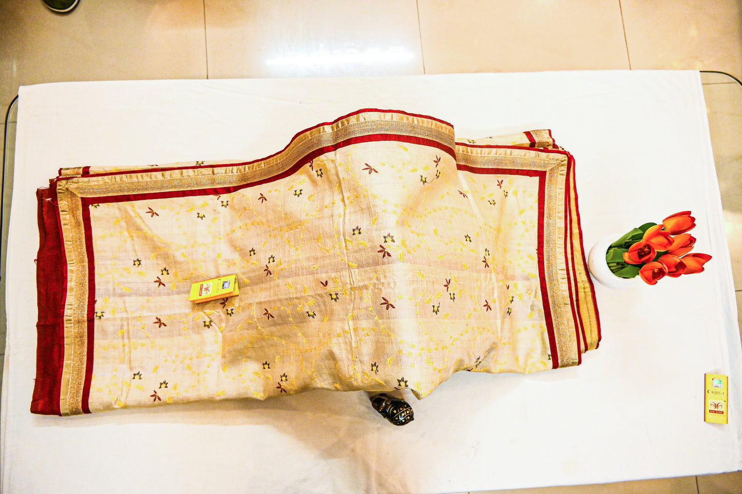 Pure Tussar Silk with Silk Mark Saree