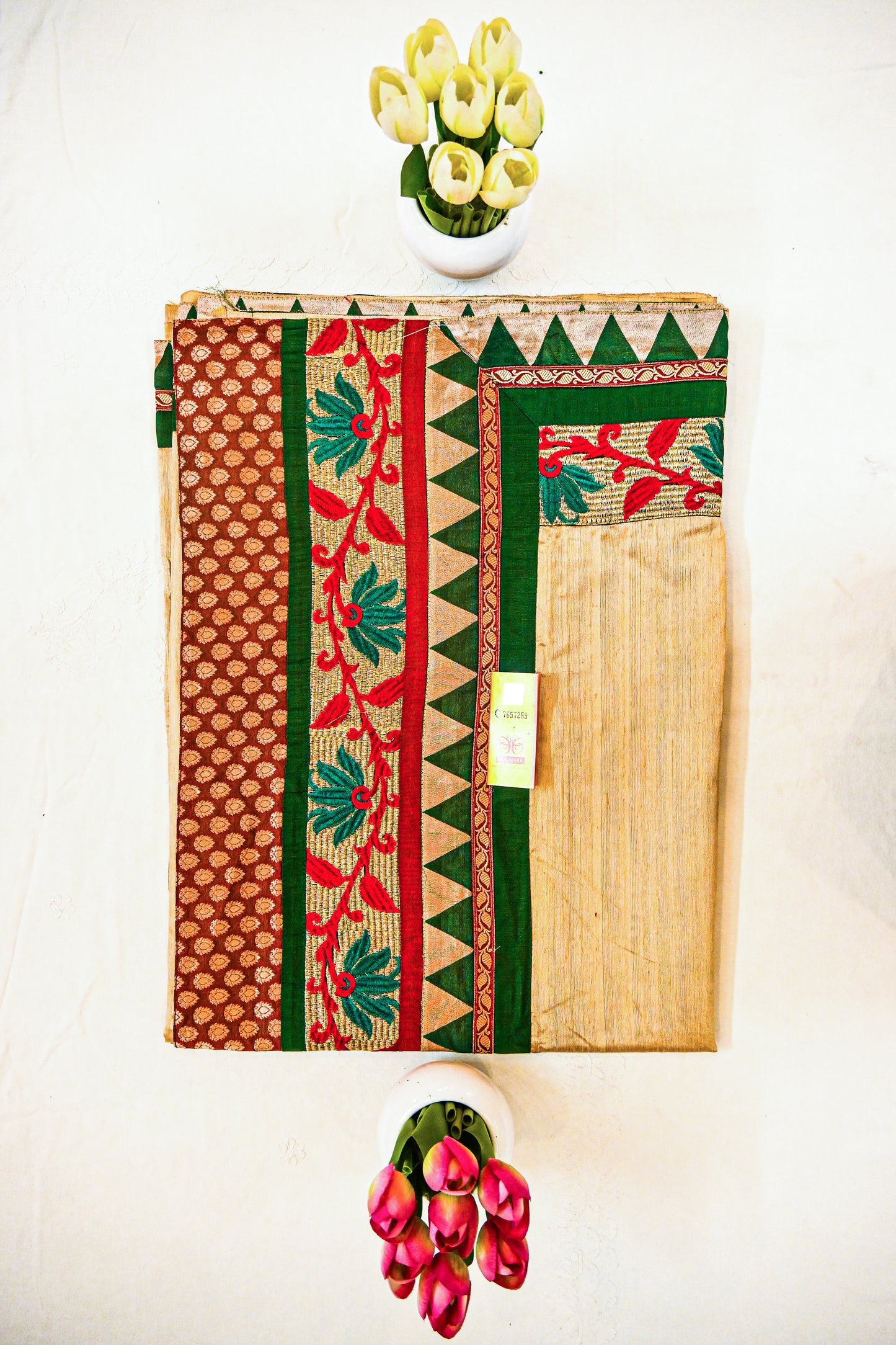 Pure Tussar Raw Silk with Silk Mark Saree