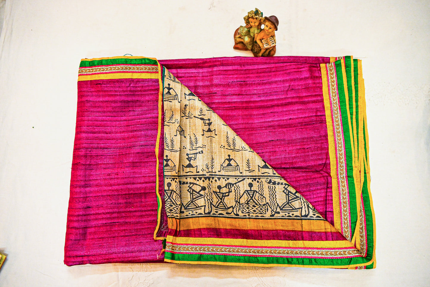 Pure Tussar Silk with Silk Mark Saree