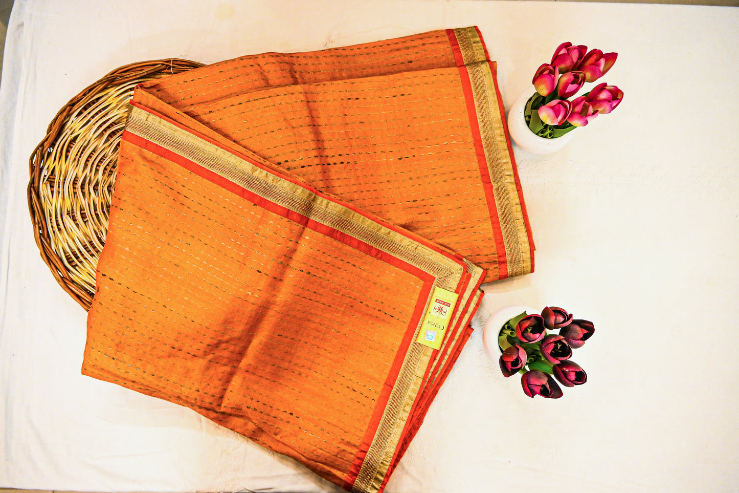 Pure Tussar Silk with Silk Mark Saree