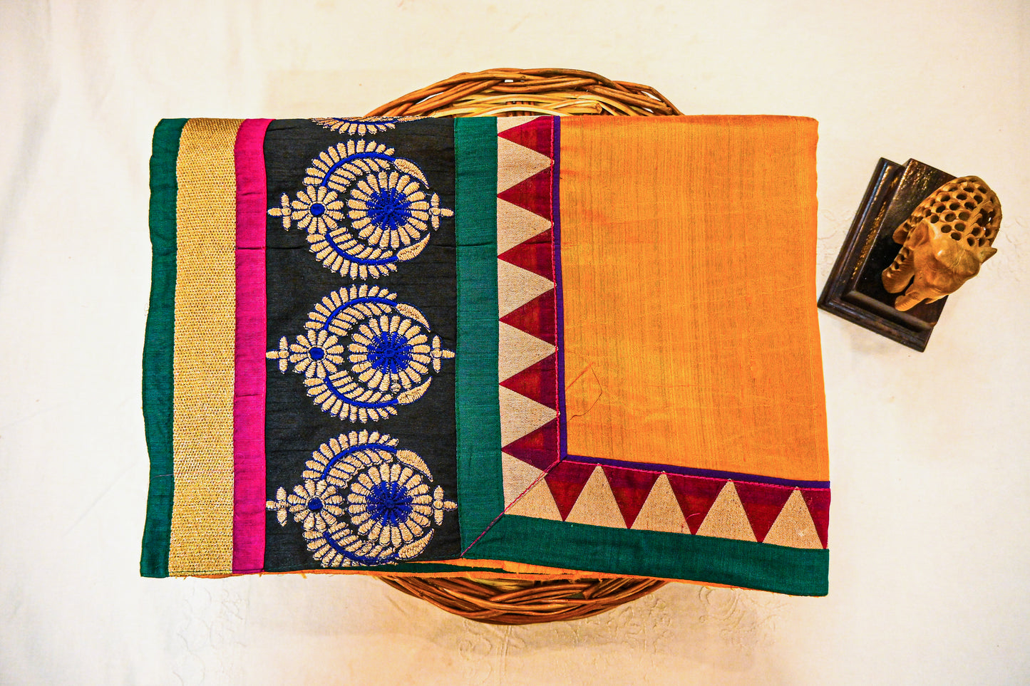 Pure raw Silk with Silk Mark Saree