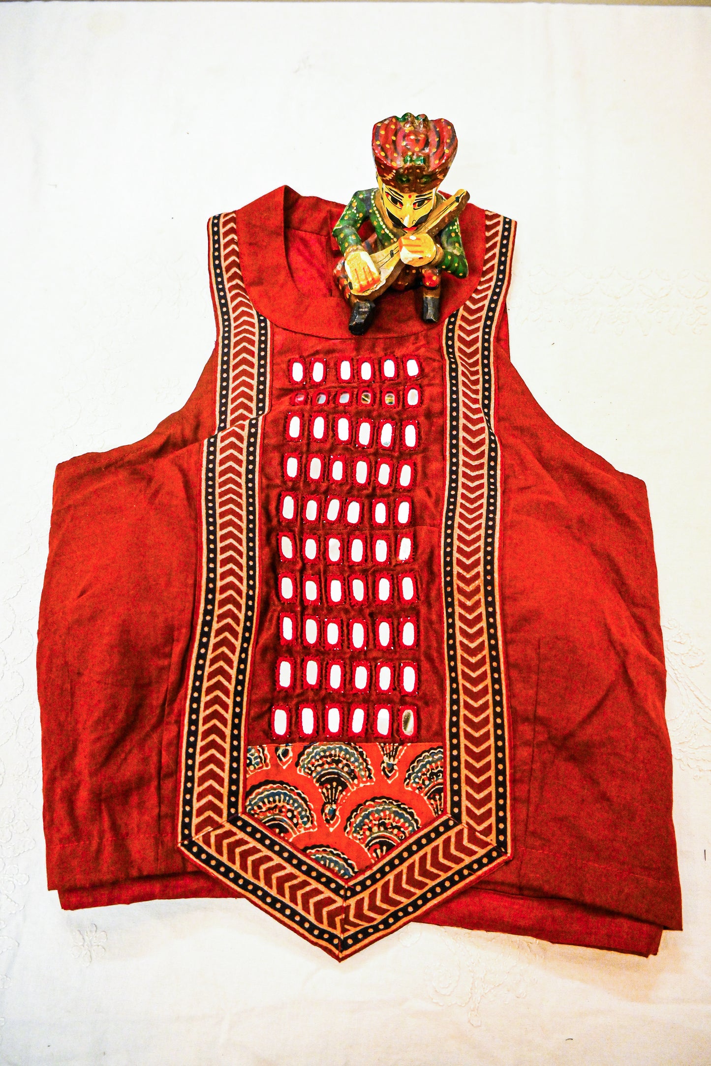 Pure Gajji silk Marron Blouse