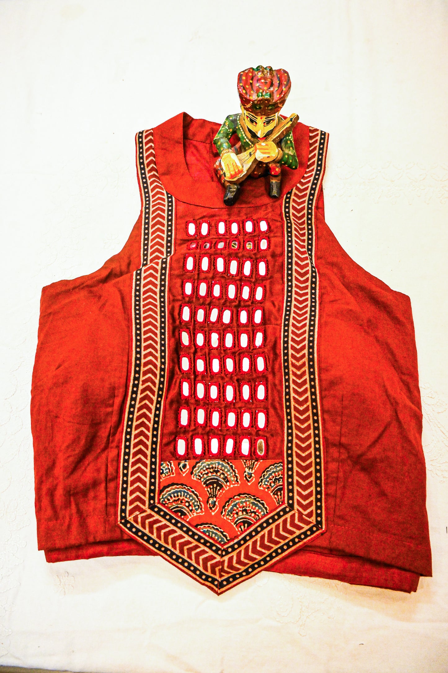 Pure Gajji silk Marron Blouse