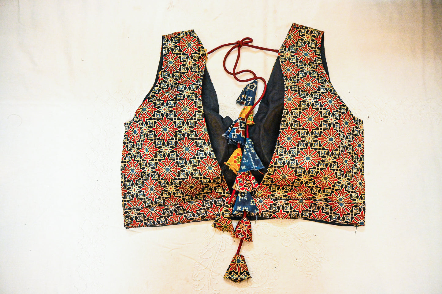 Pure Gajji silk Multicolour Blouse