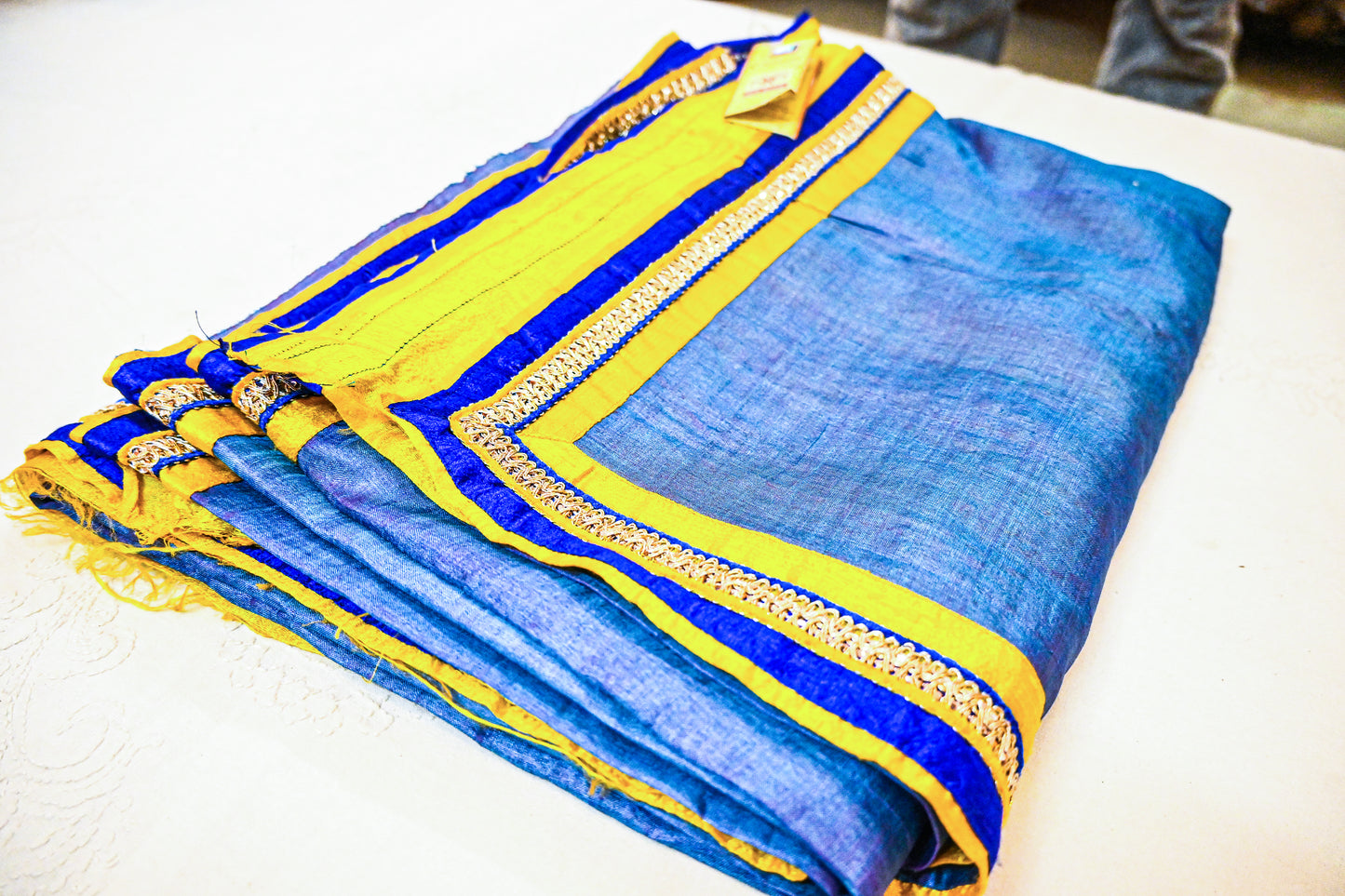 Pure Tussar Slik with Slik Mark