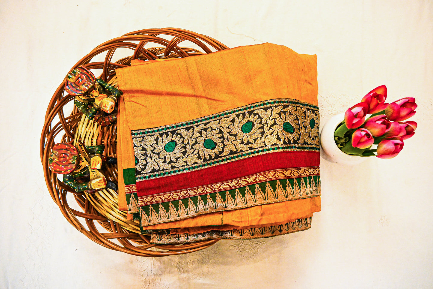 Pure Tussar Silk with Silk Mark Saree