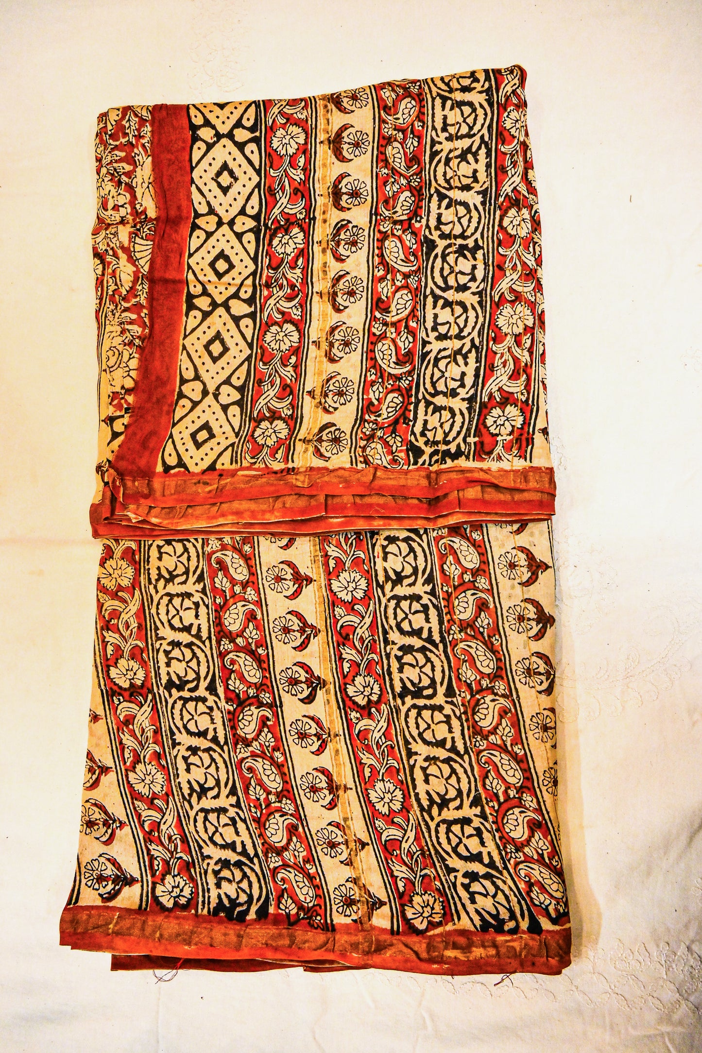 Pure Chanderi and Block Print