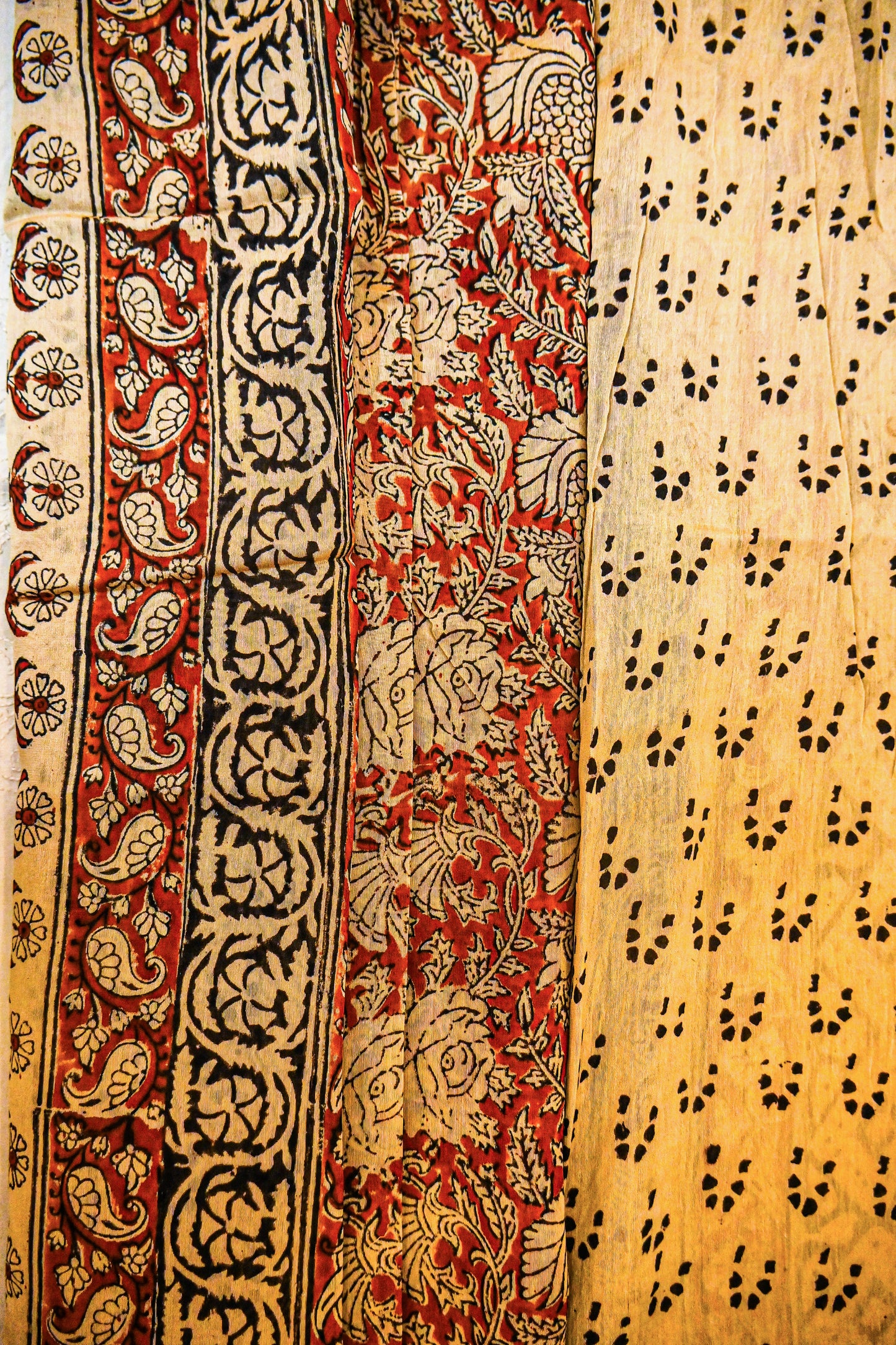 Pure Chanderi and Block Print