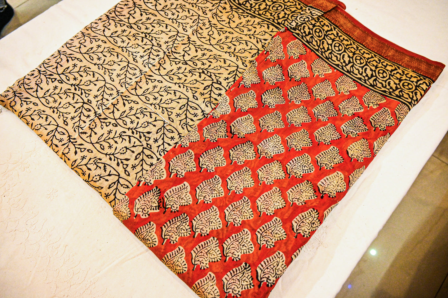 Pure Maheshwari Silk Saree