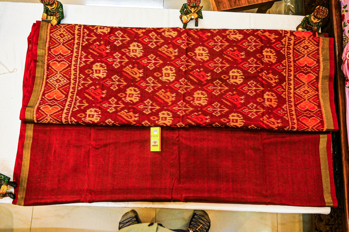 Pure silk Patola ikhat saree