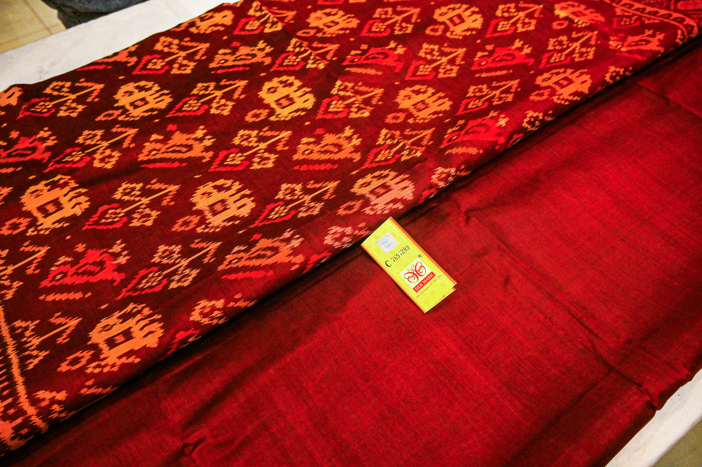 Pure silk Patola ikhat saree