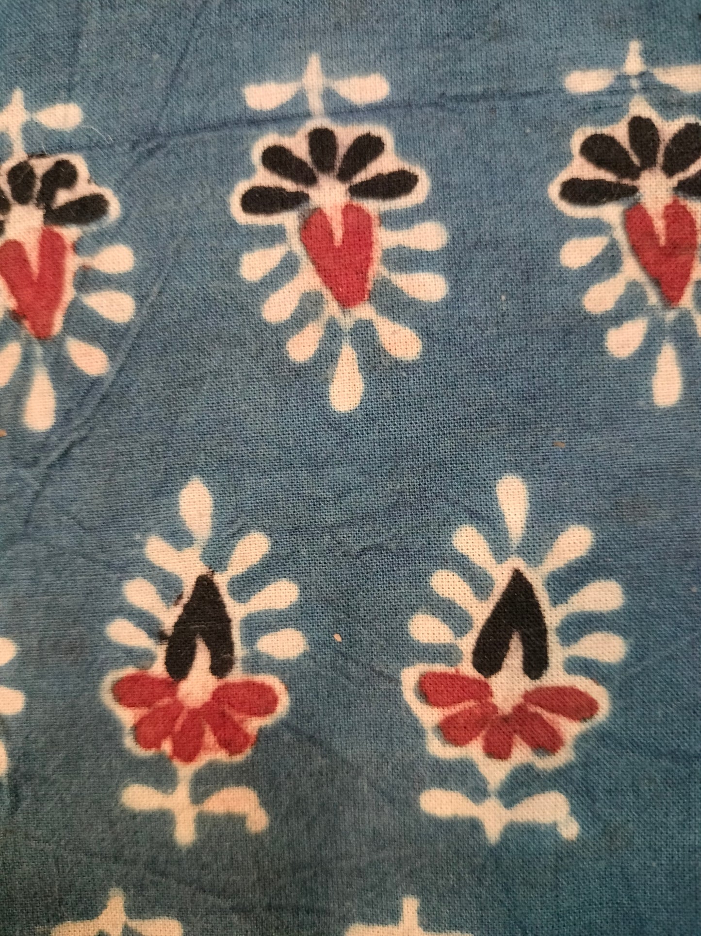 Pure cotton hand block print dress material/Meter