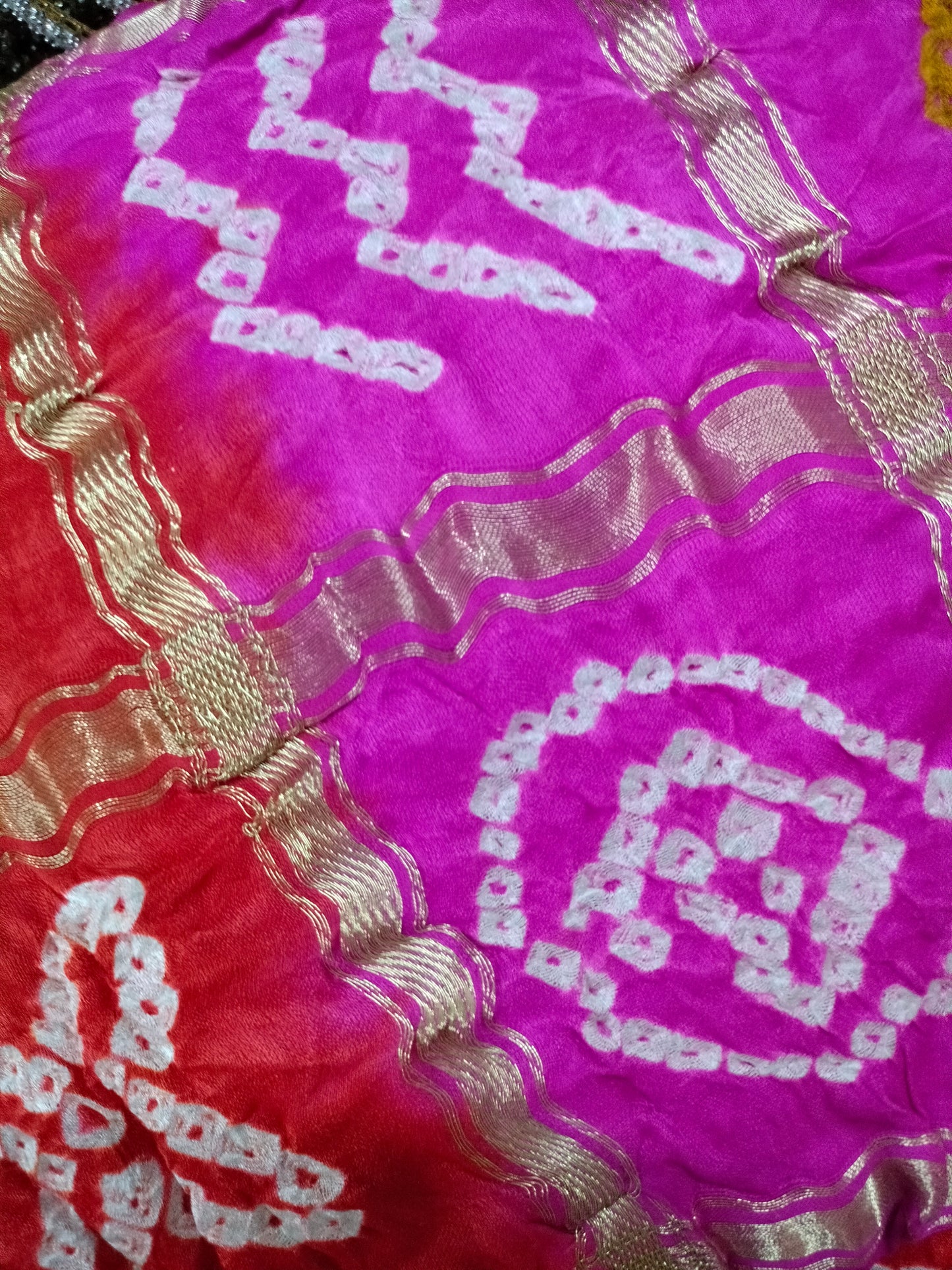 Pure Gajji silk ghatchola Duppta