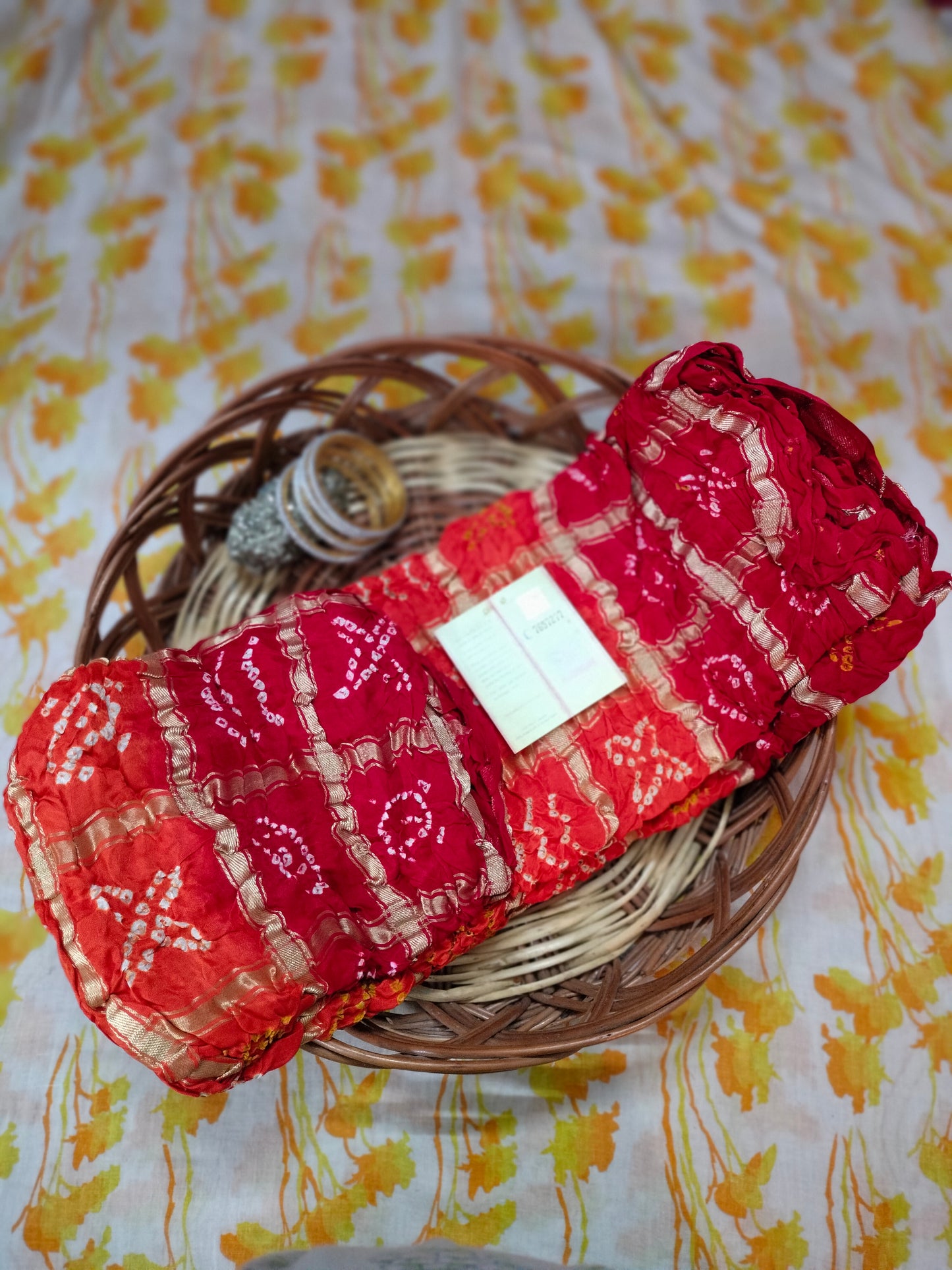 Pure Gajji silk ghatchola Dupatta