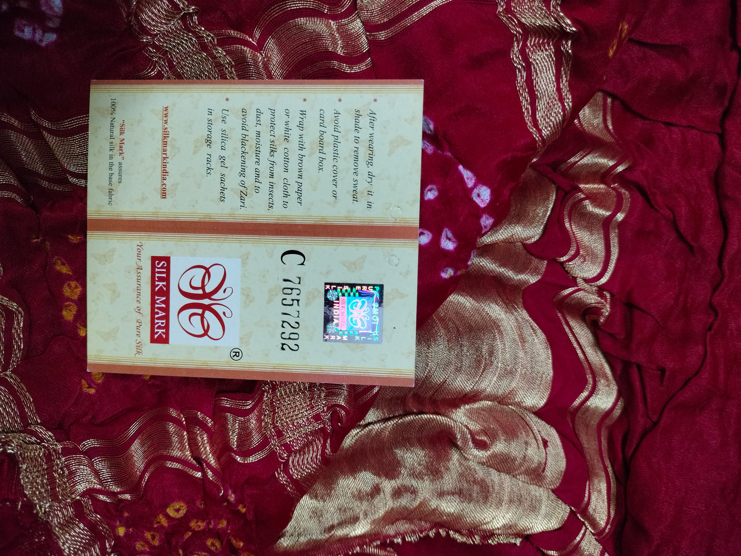 Pure Gajji silk ghatchola Dupatta