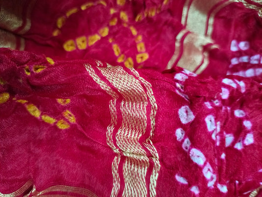 Pure Gajji silk ghatchola Dupatta