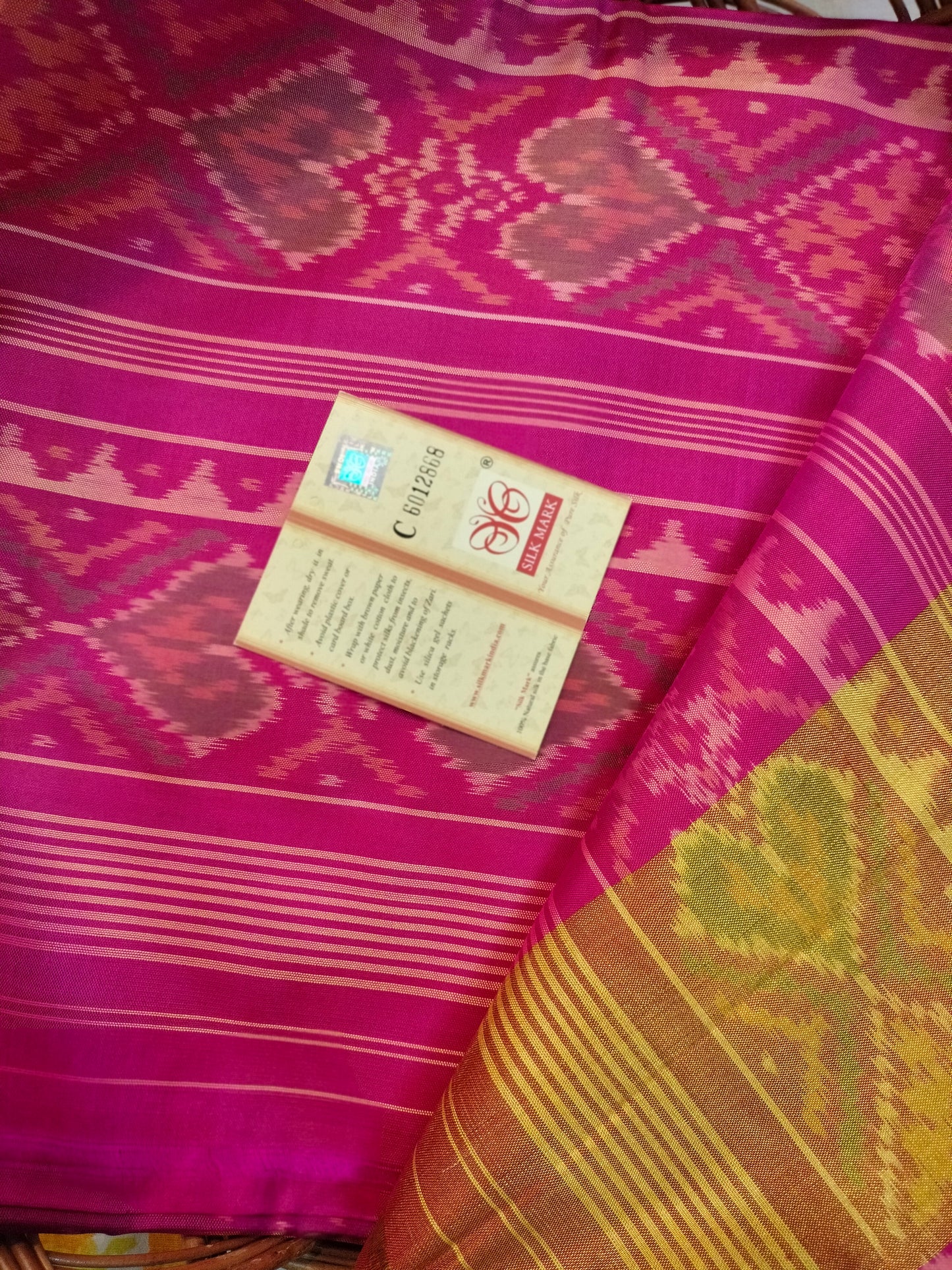 Pure Patola Silk with Silk Mark Saree