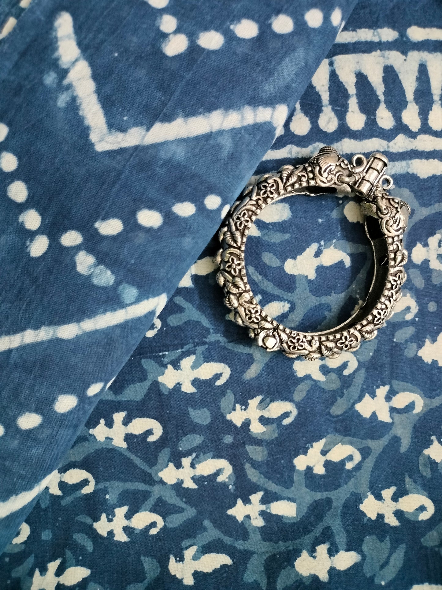 Pure Mul cotton suit with chiffon dupatta