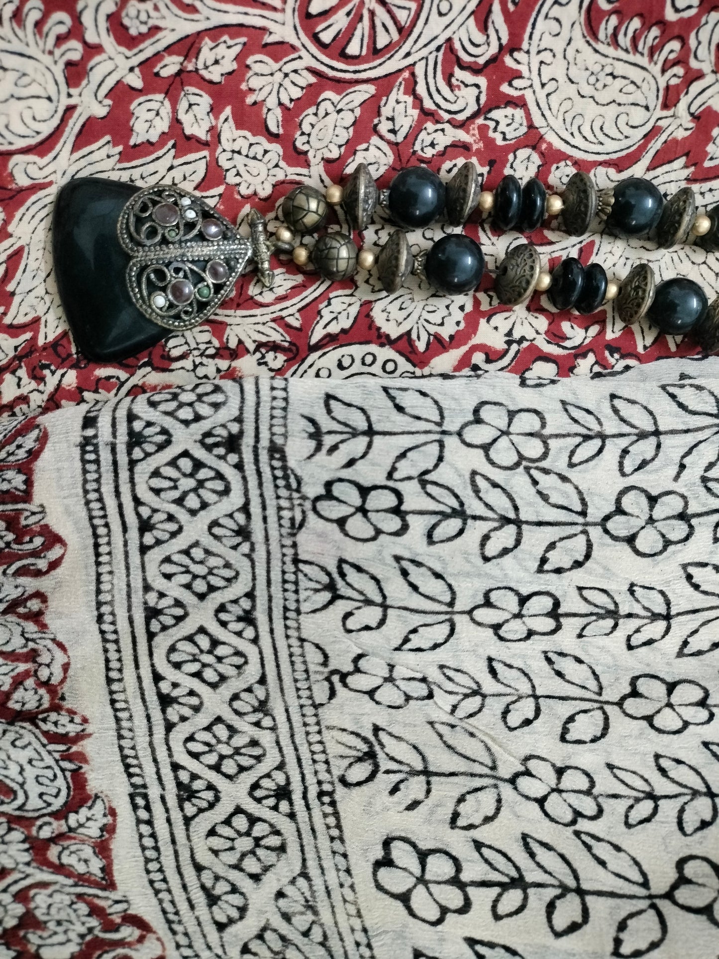 Pure Mul cotton suit with  chiffon dupatta