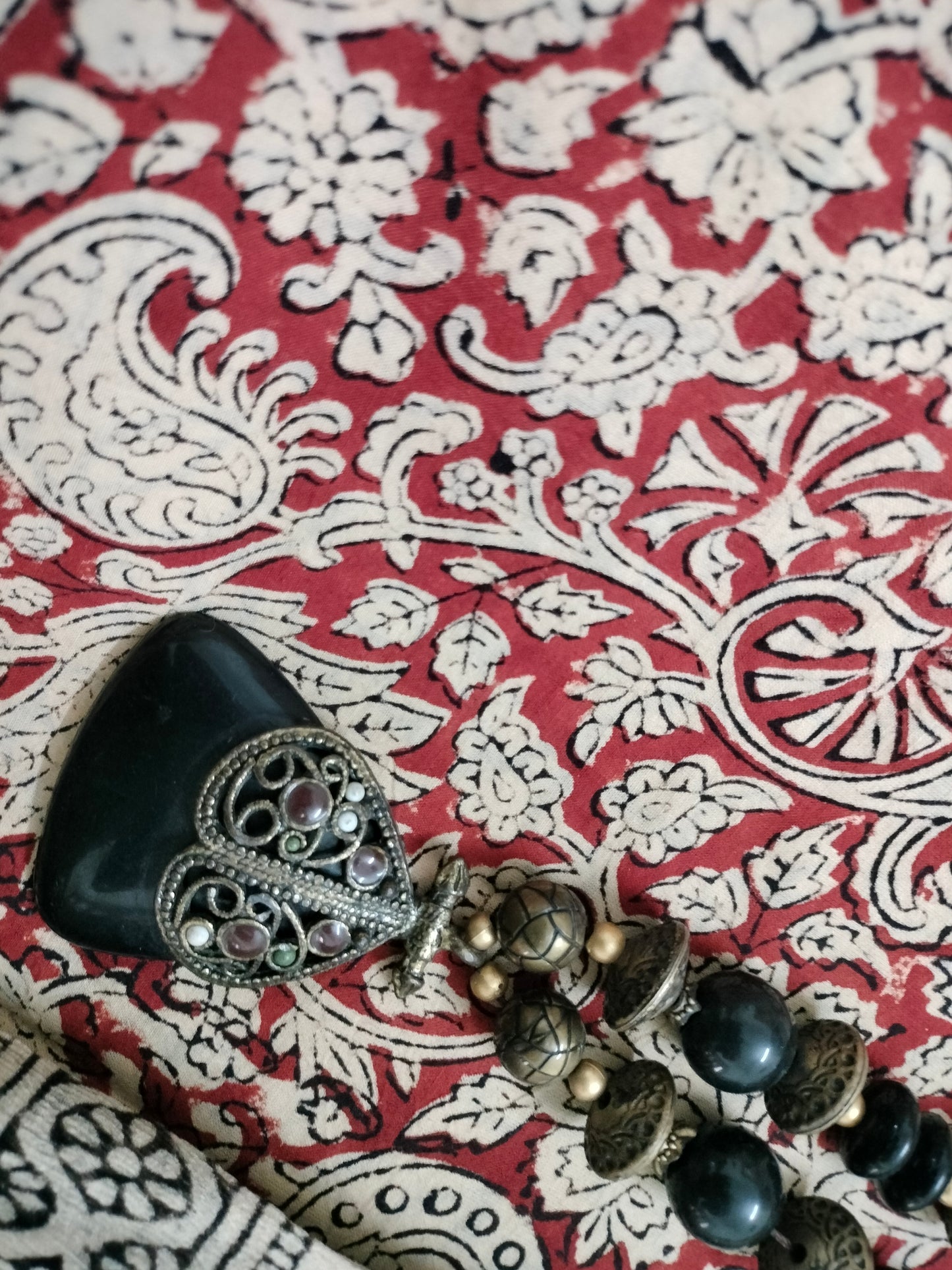 Pure Mul cotton suit with  chiffon dupatta