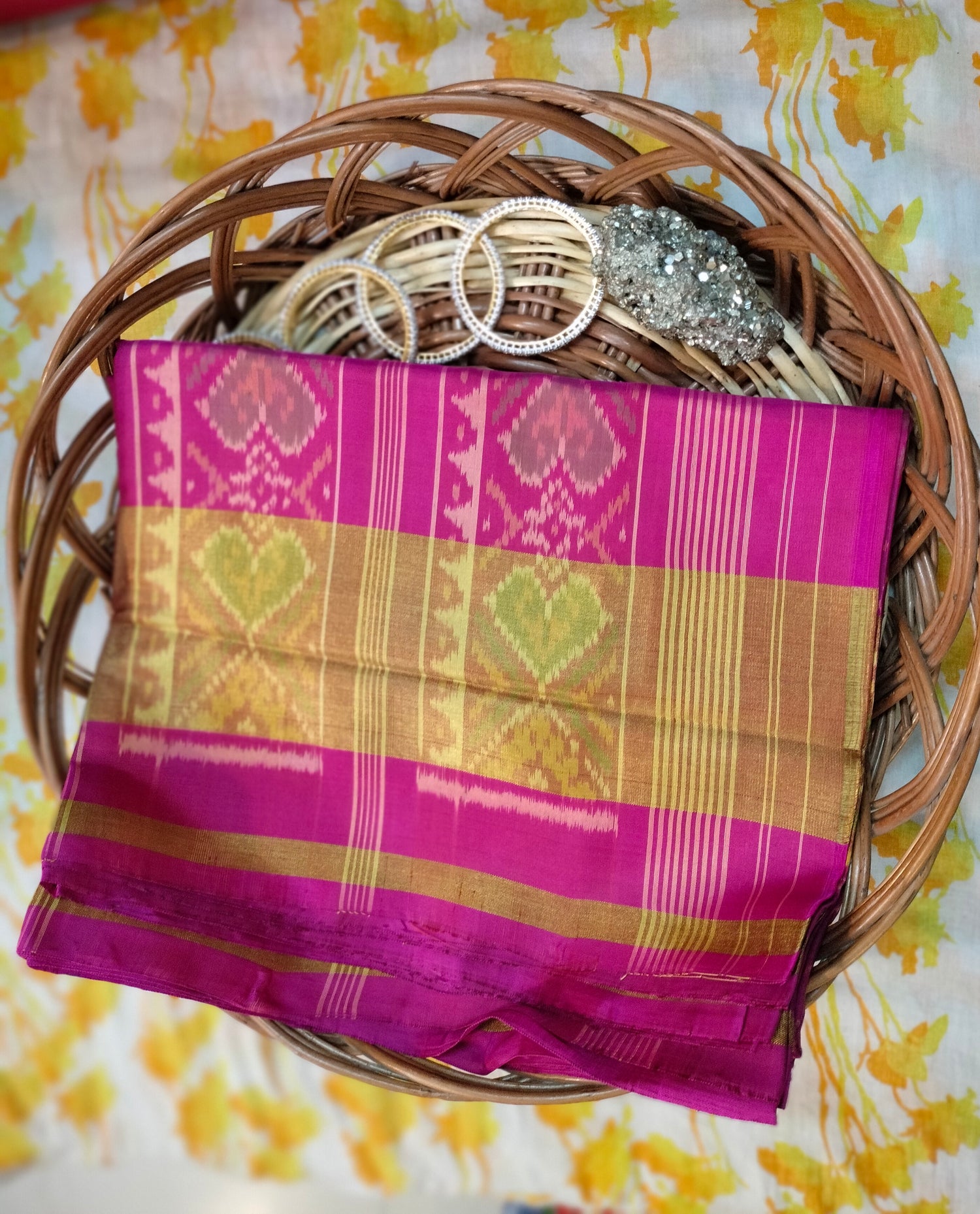 Pure Patola Silk with Silk Mark Saree