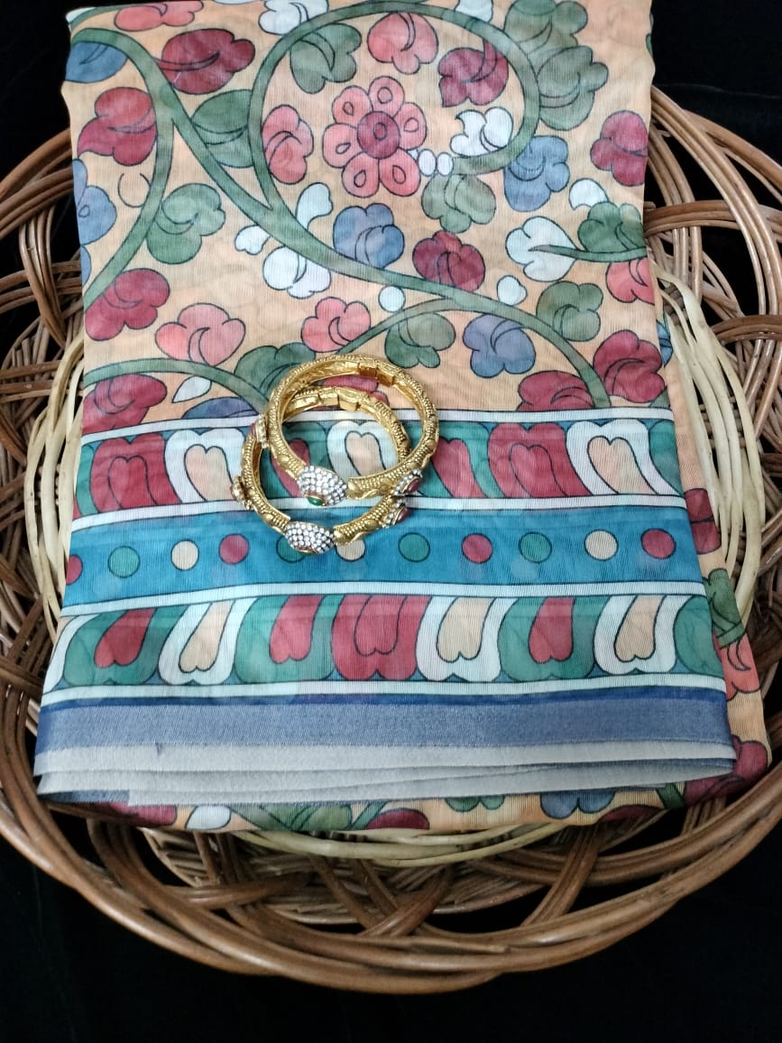 Semi Chanderi Saree
