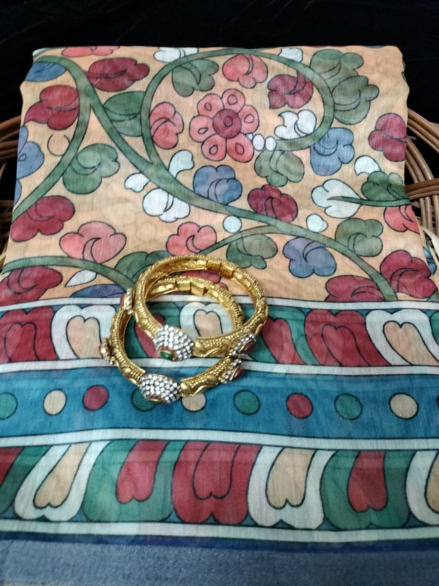 Semi Chanderi Saree