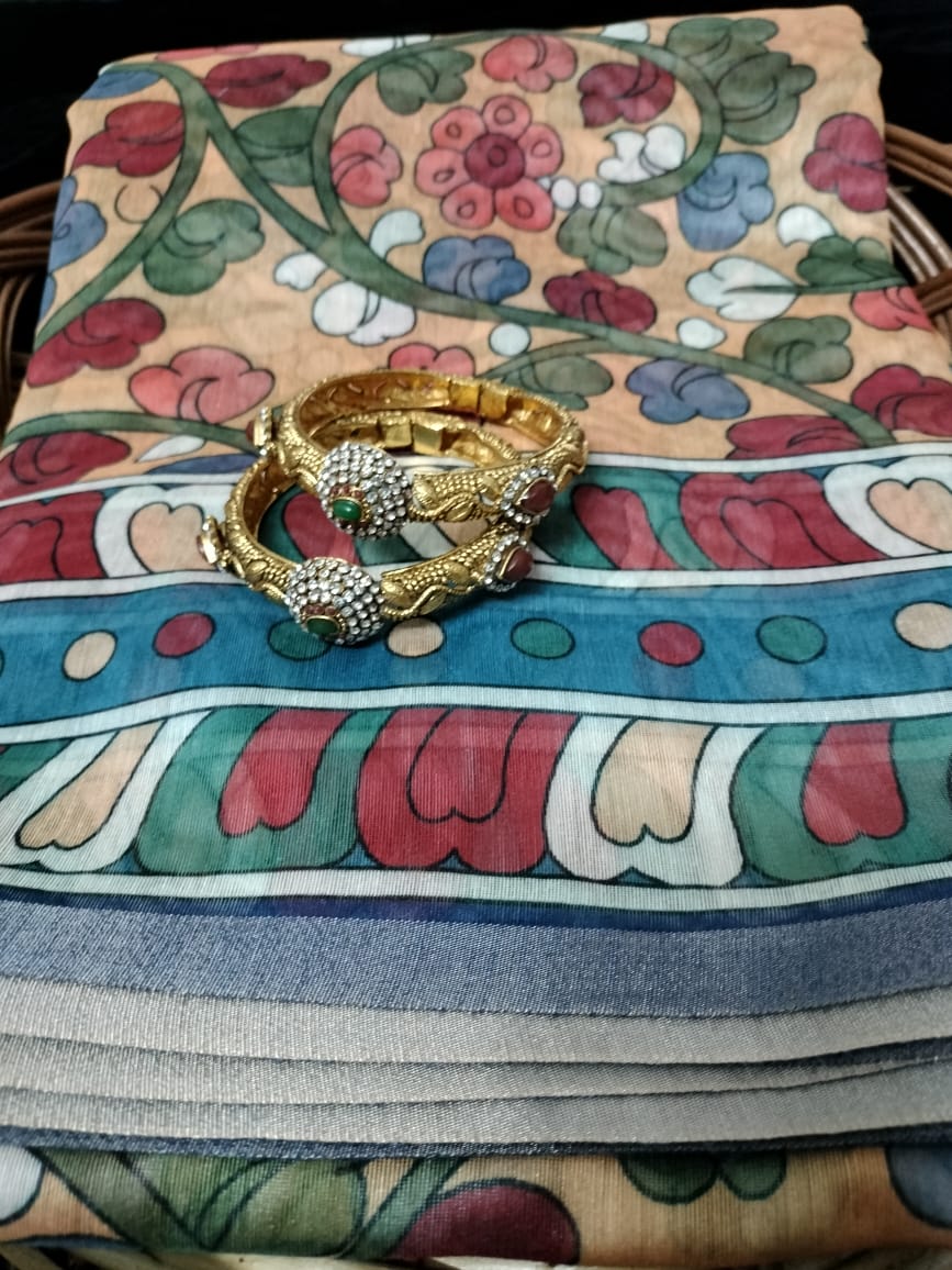 Semi Chanderi Saree