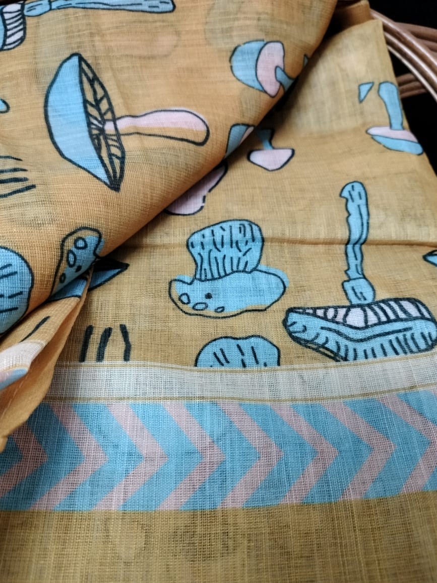 Semi Chanderi Saree
