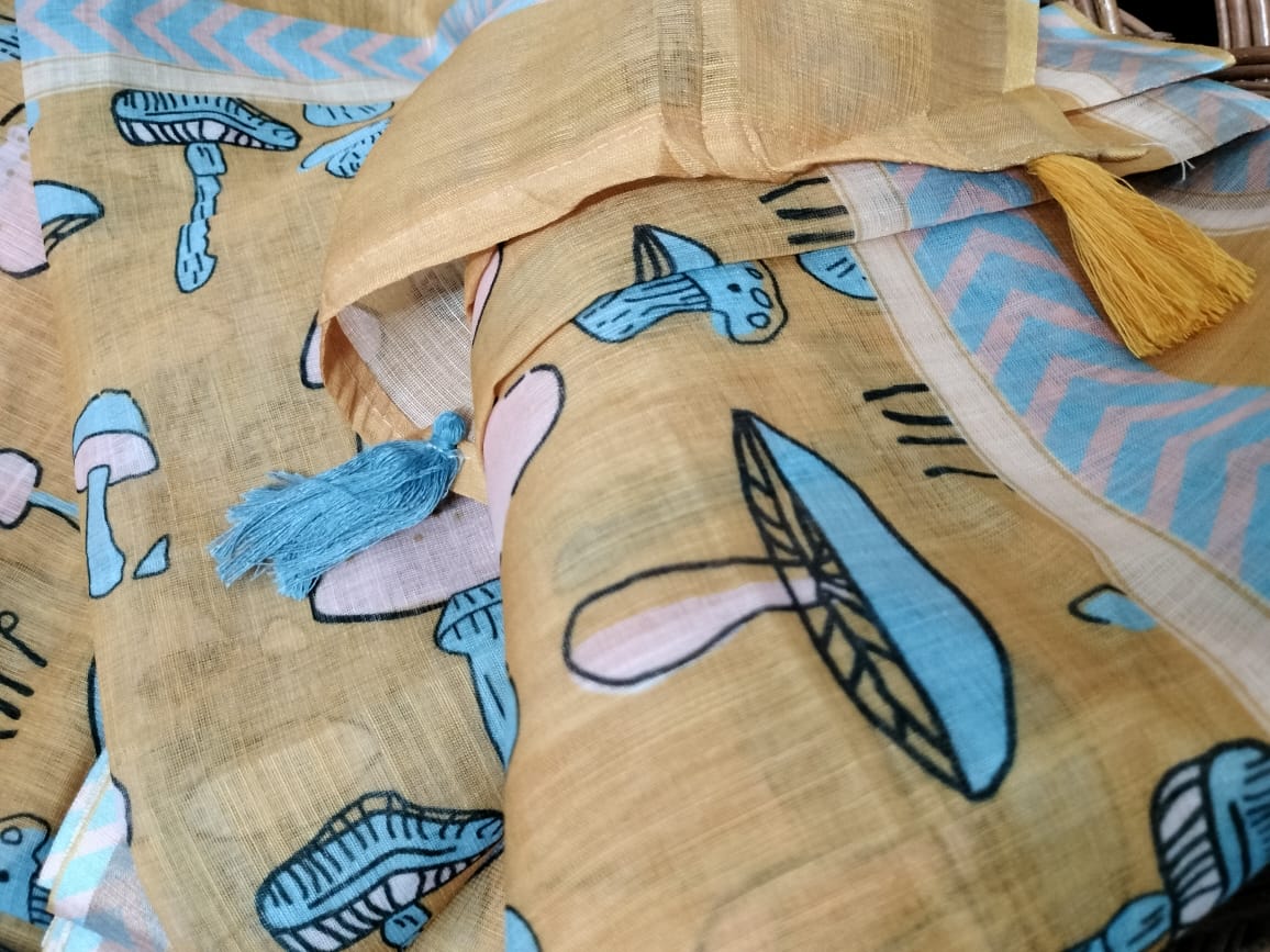 Semi Chanderi Saree