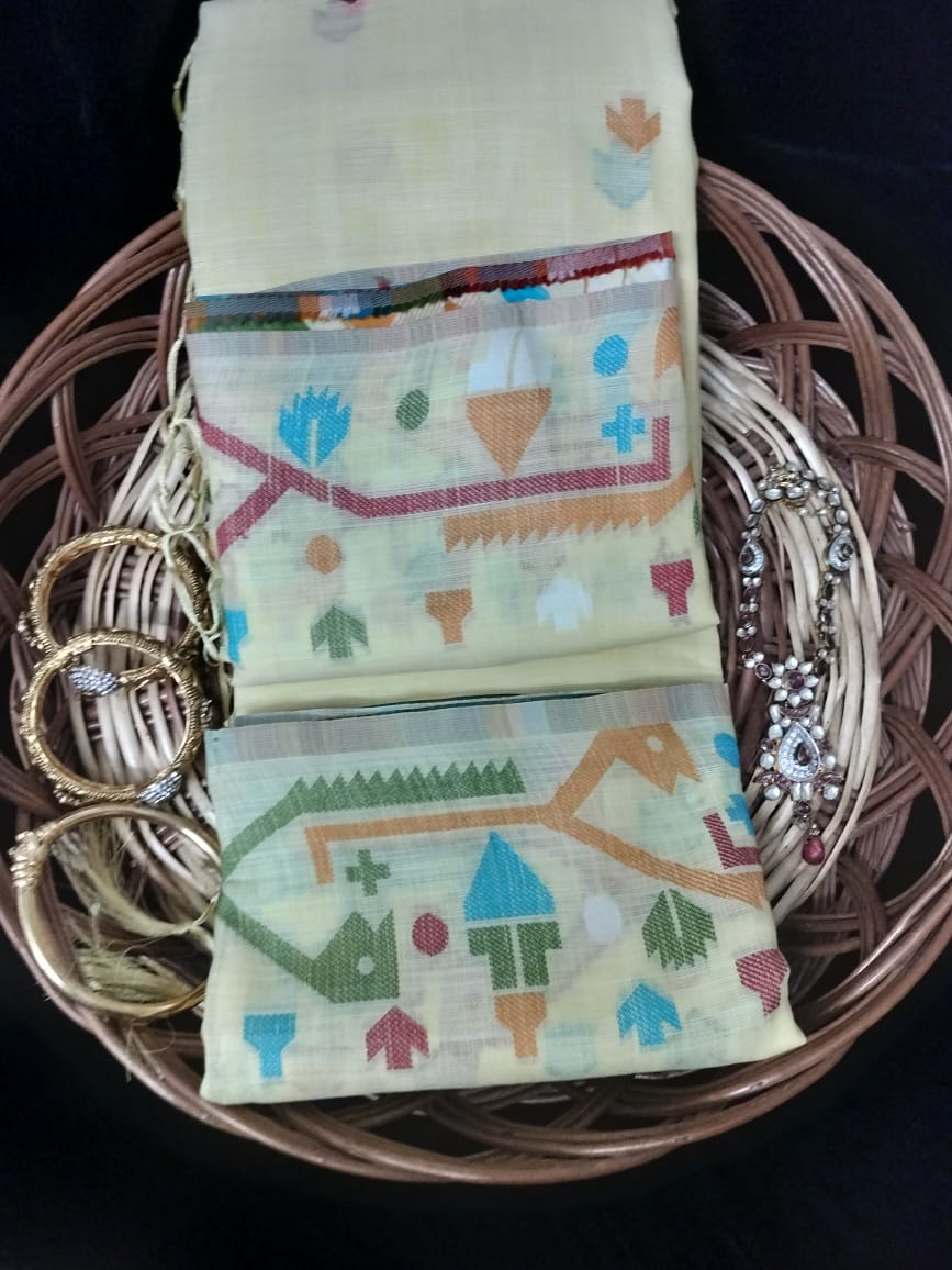 Semi Chanderi Saree