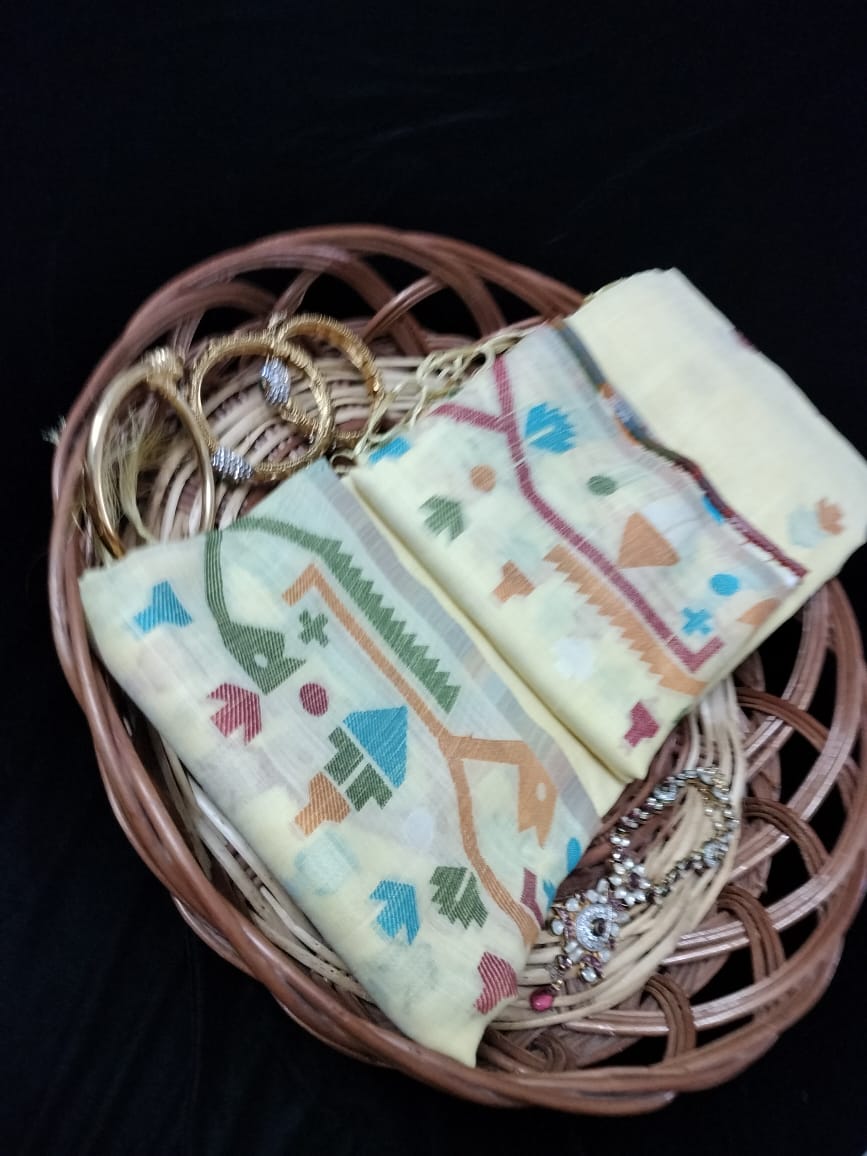 Semi Chanderi Saree
