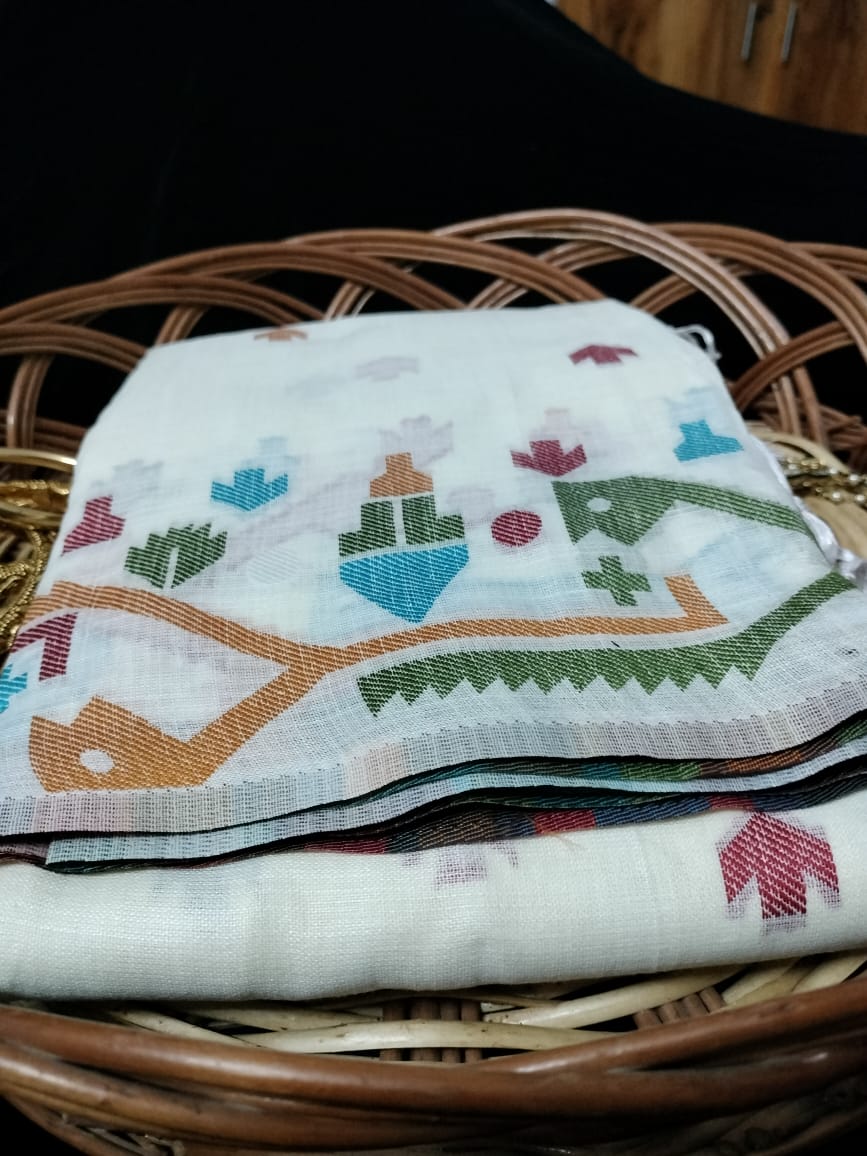 Semi Chanderi Saree