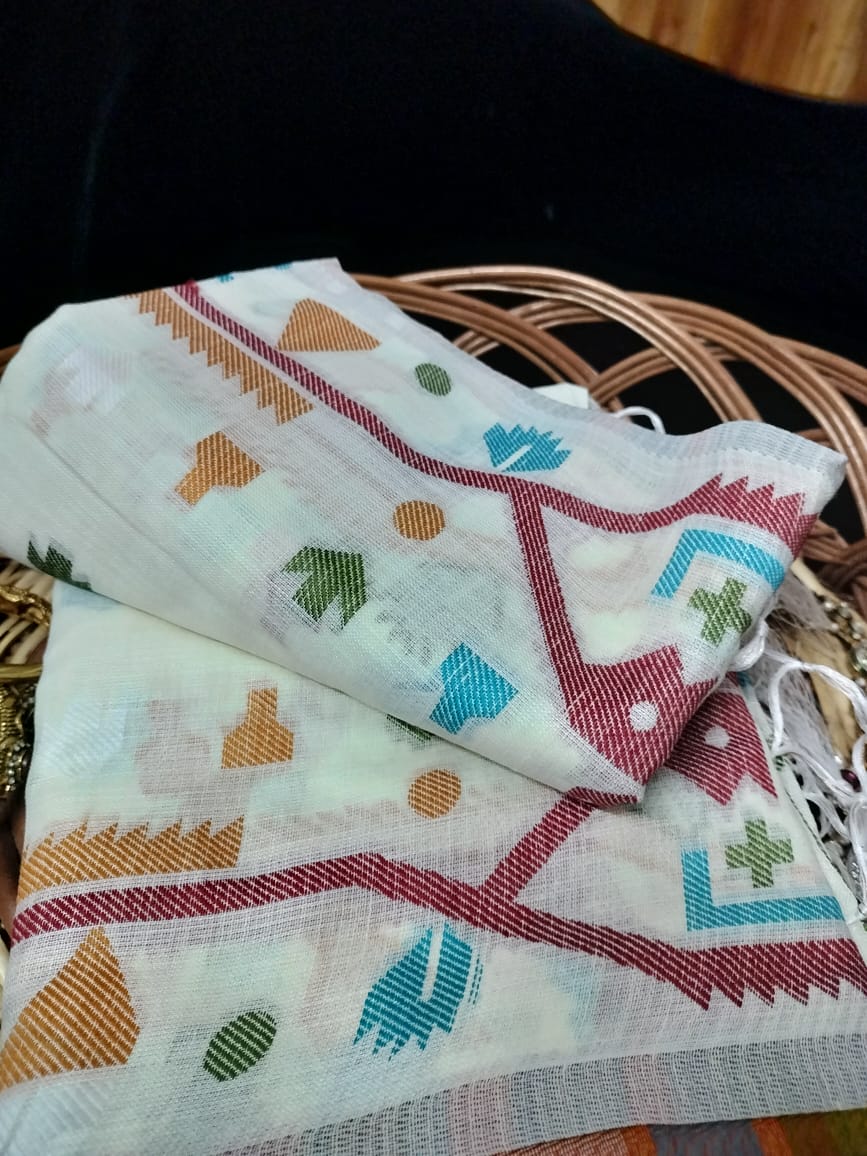 Semi Chanderi Saree