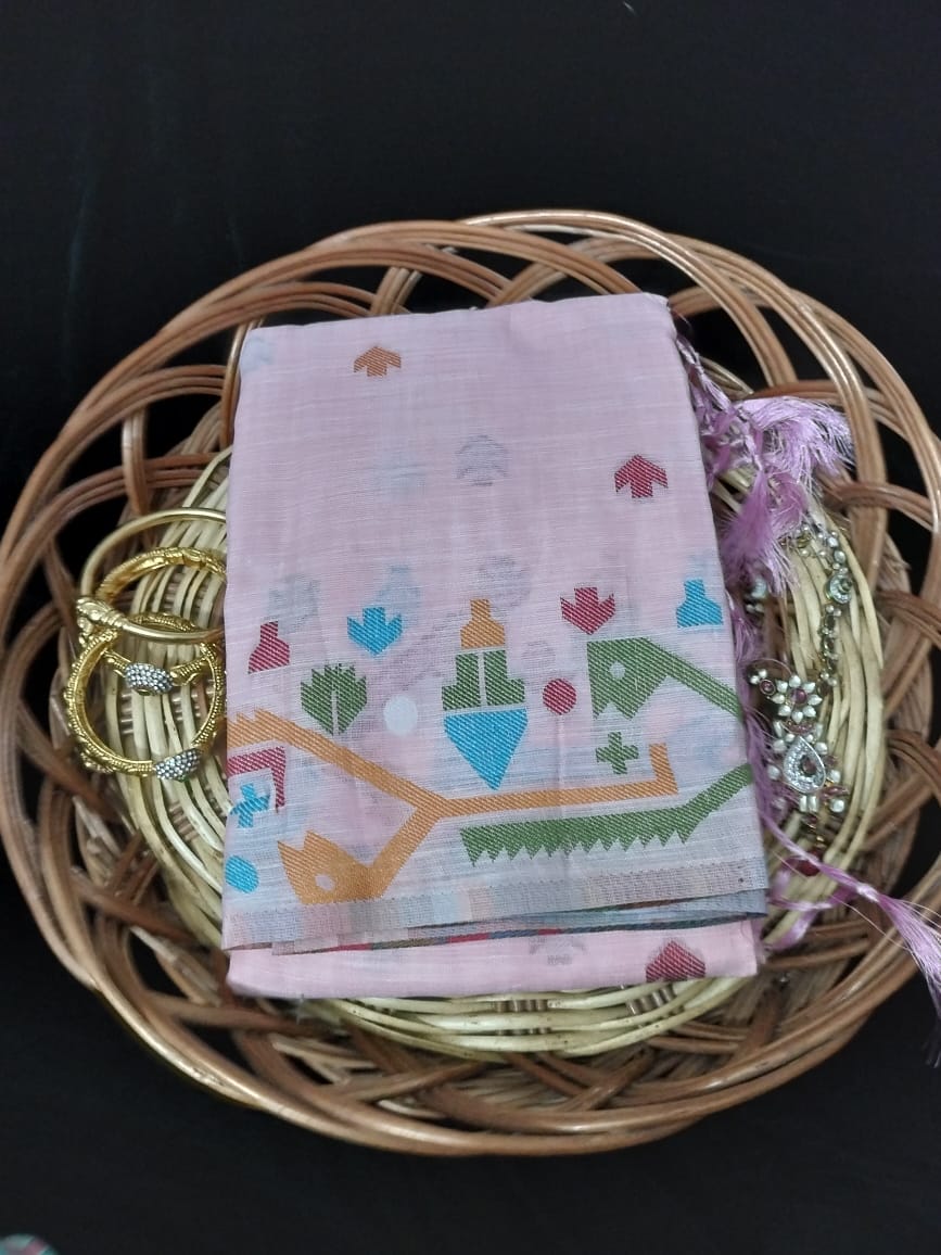 Semi Chanderi Saree