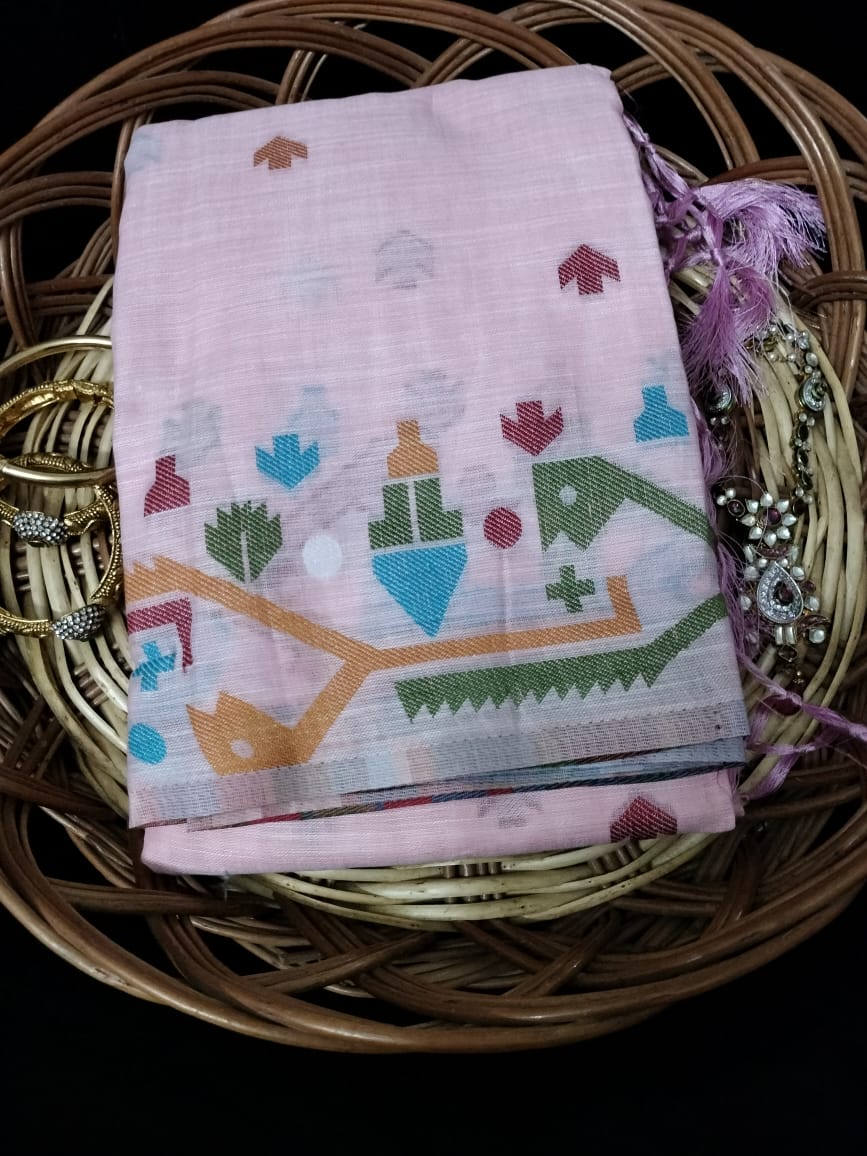 Semi Chanderi Saree