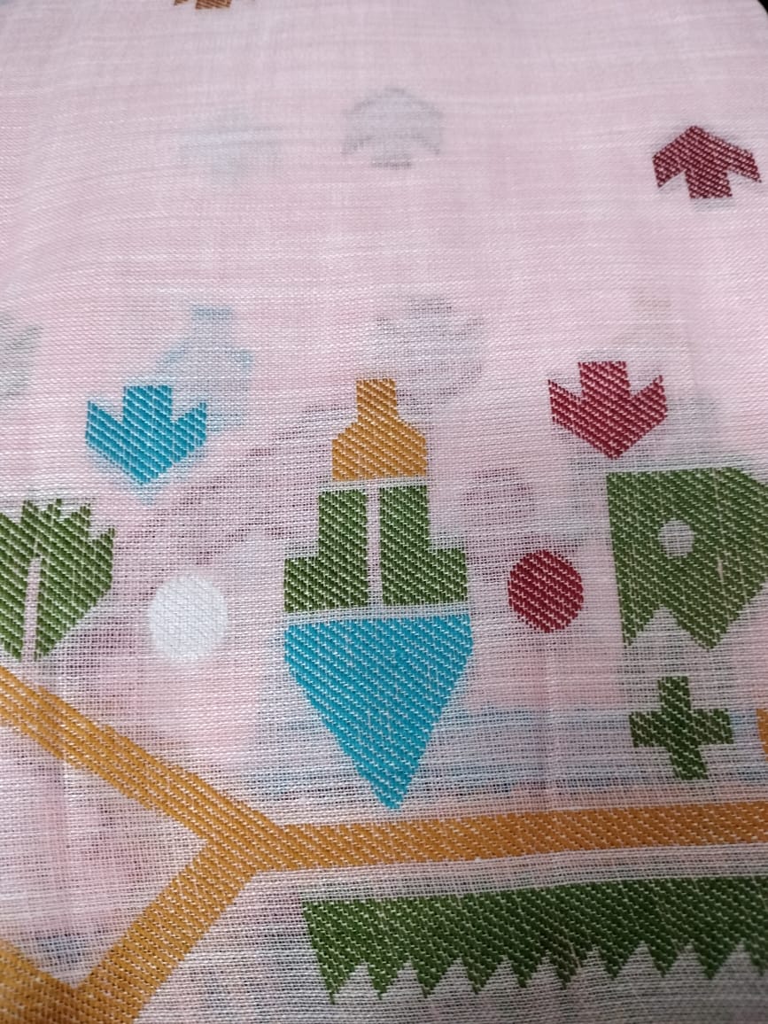Semi Chanderi Saree