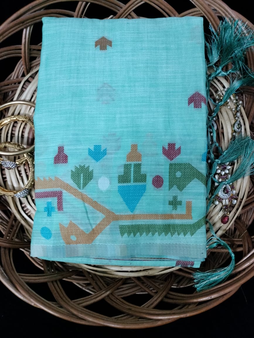 Semi Chanderi Saree