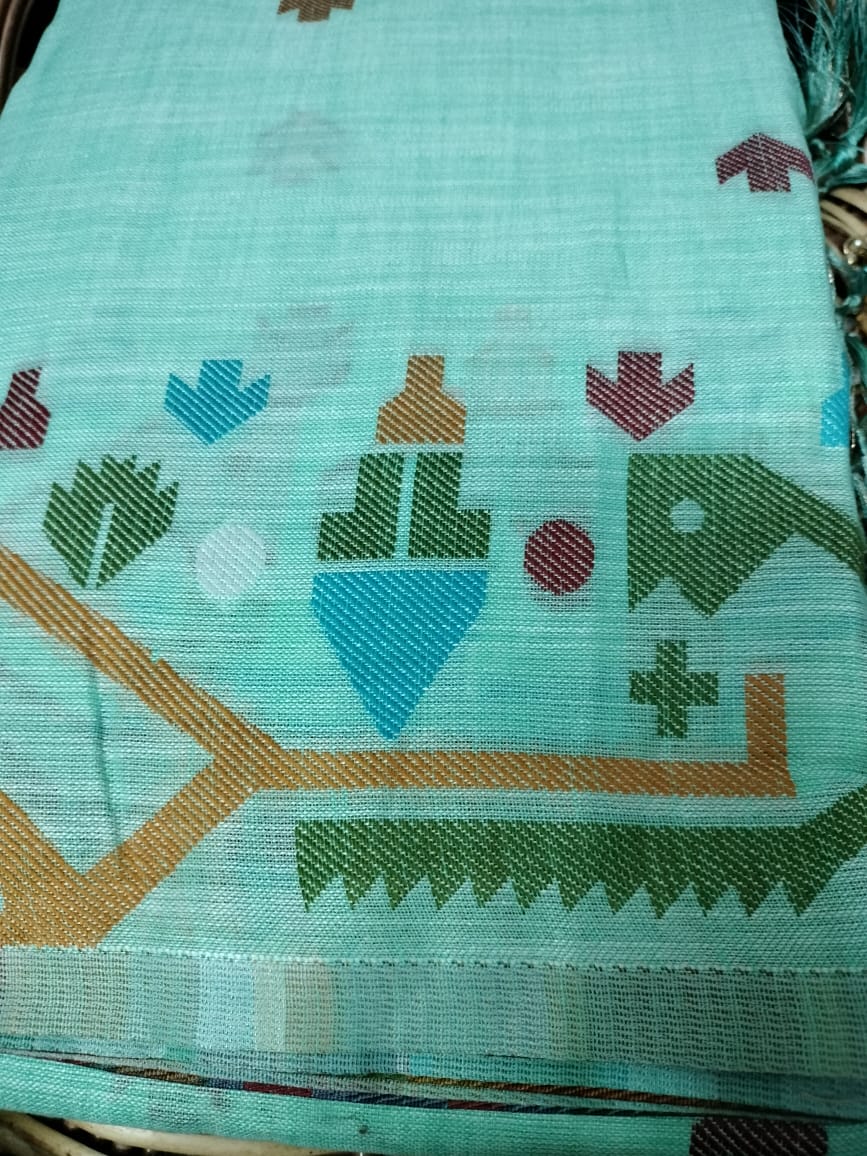 Semi Chanderi Saree