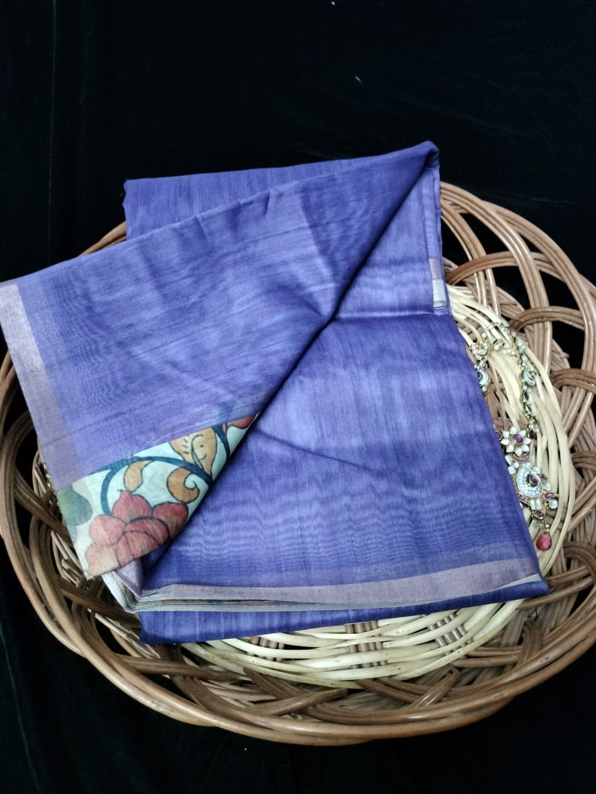 Semi Chanderi Saree