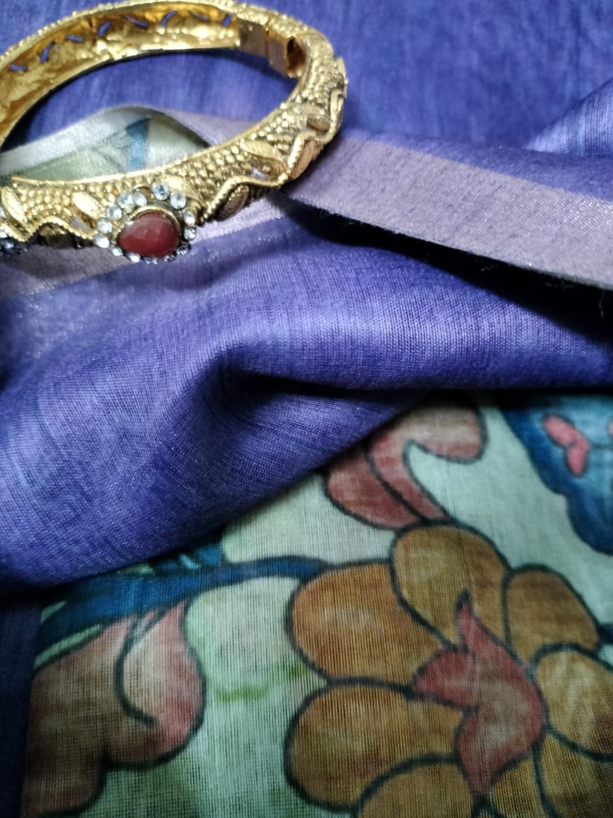 Semi Chanderi Saree