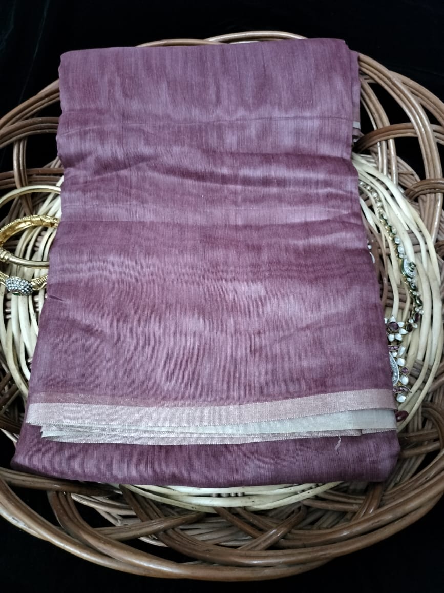 Semi Chanderi Saree