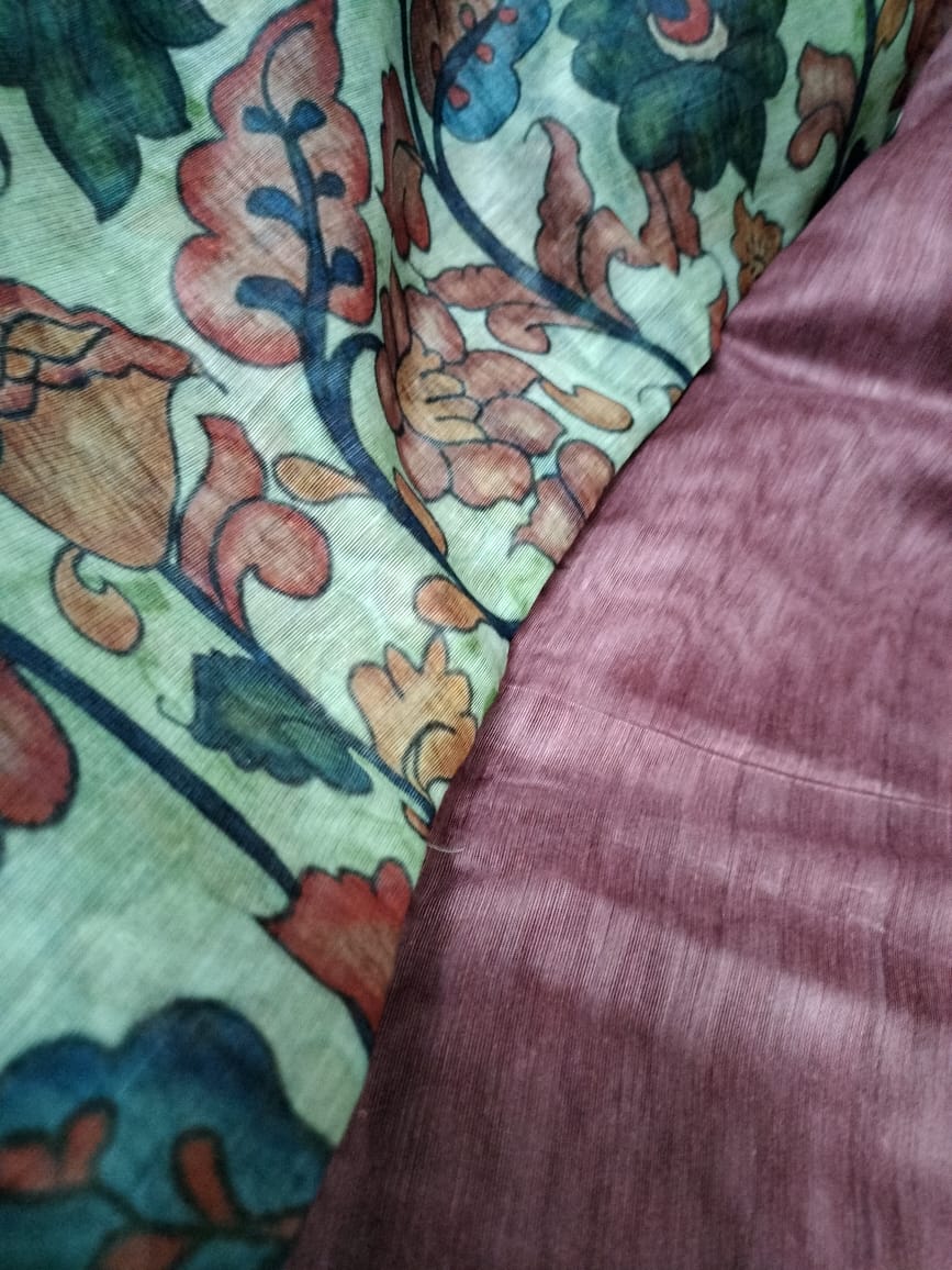 Semi Chanderi Saree